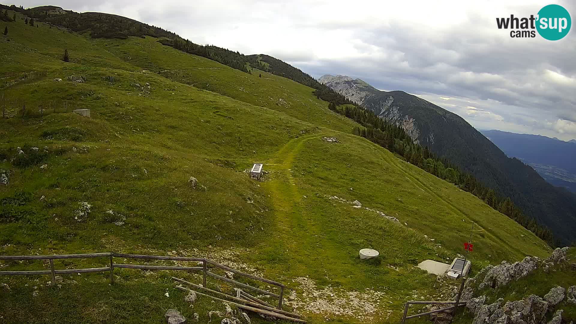 Struška nad Jesenicami Live webcam planina Svečica (Belška planina) – Karavanke – Slovénie