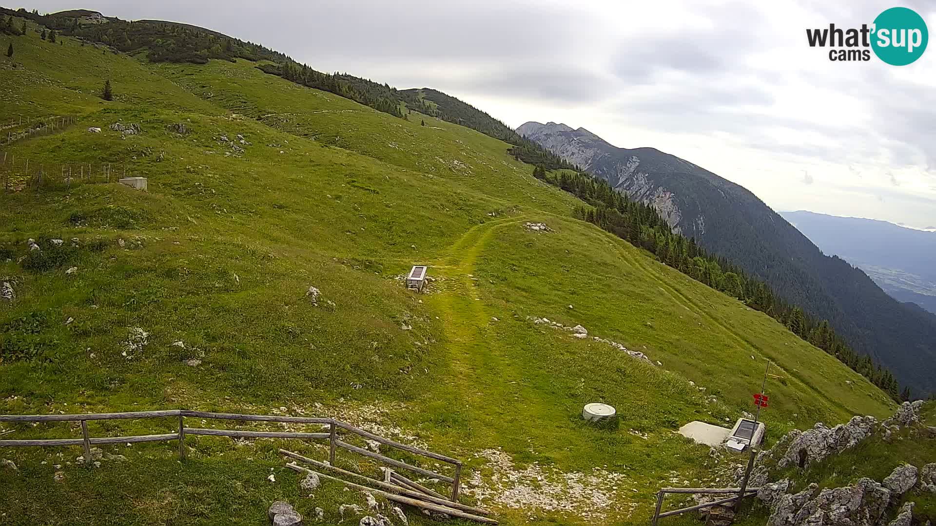 Struška nad Jesenicami web kamera planina Svečica (Belška planina) – Karavanke – Slovenija