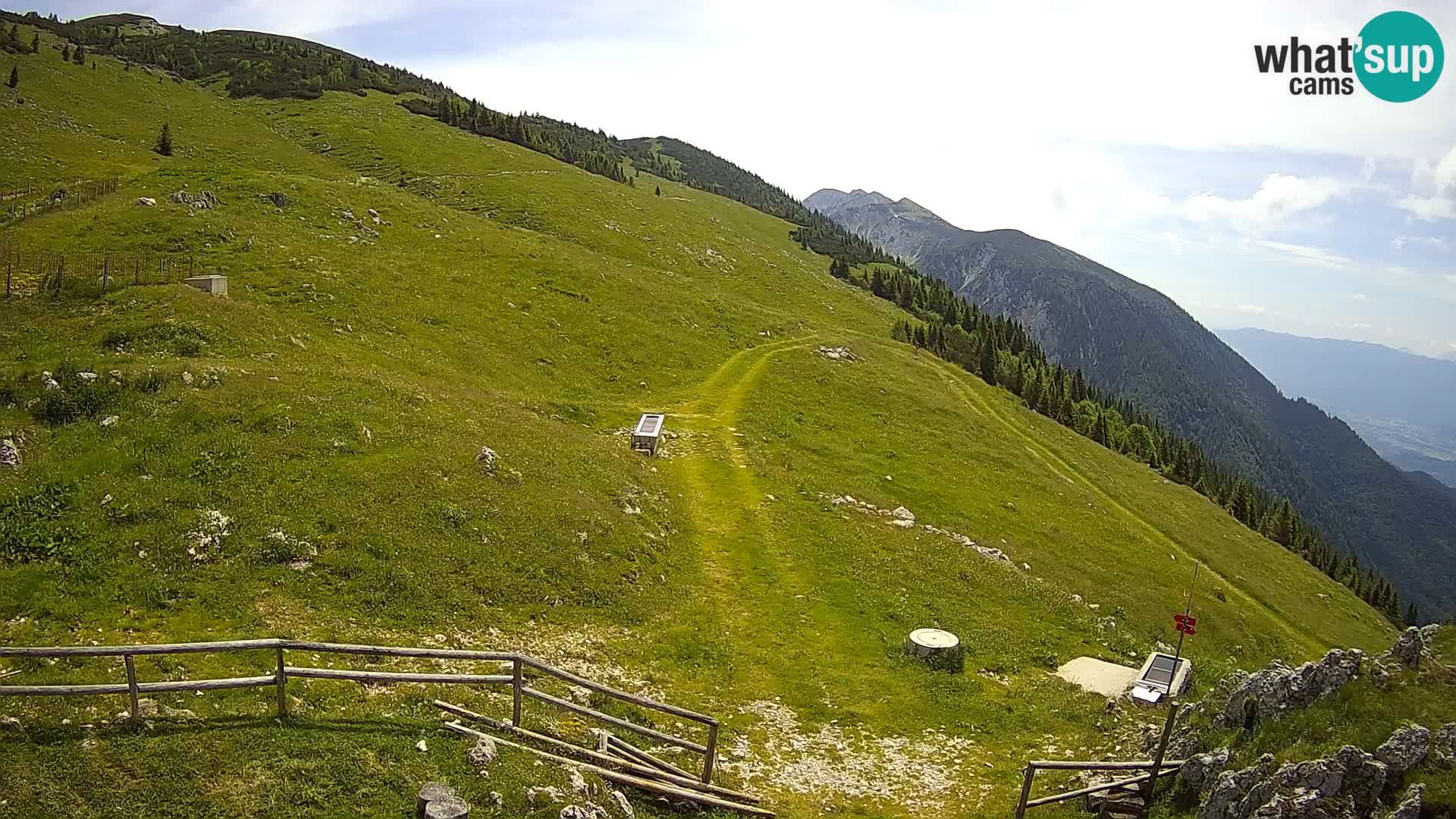 Struška nad Jesenicami Live webcam planina Svečica (Belška planina) – Karavanke – Slovénie