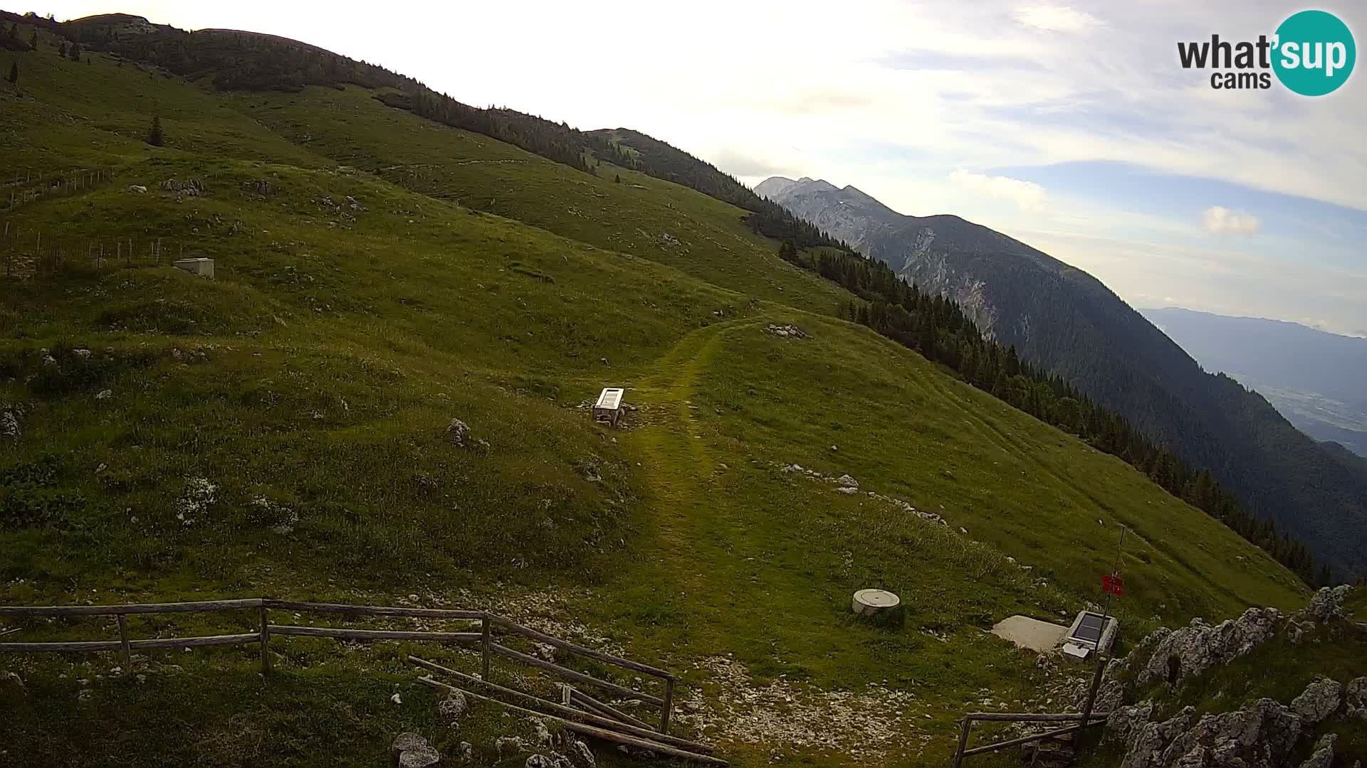 Struška nad Jesenicami Live webcam planina Svečica (Belška planina) – Karavanke – Slovénie