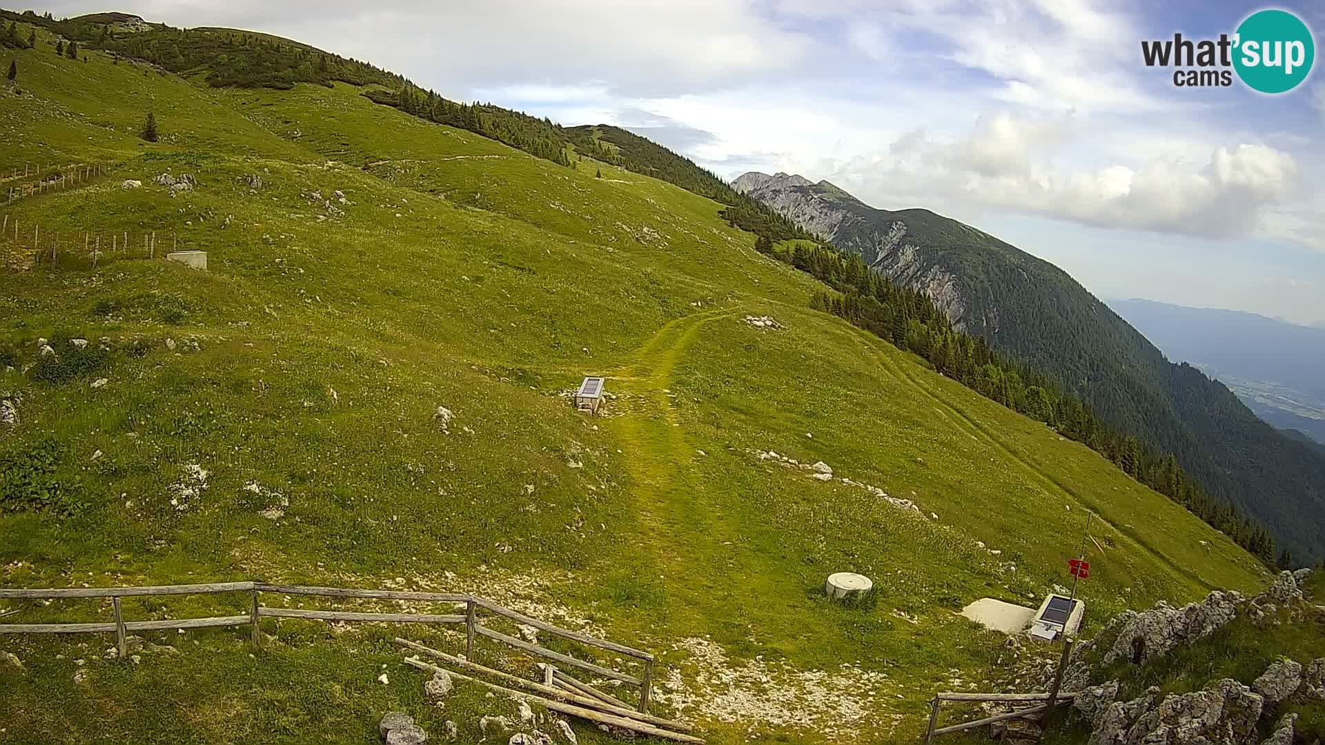 Struška nad Jesenicami Live webcam planina Svečica (Belška planina) – Karavanke – Slovénie