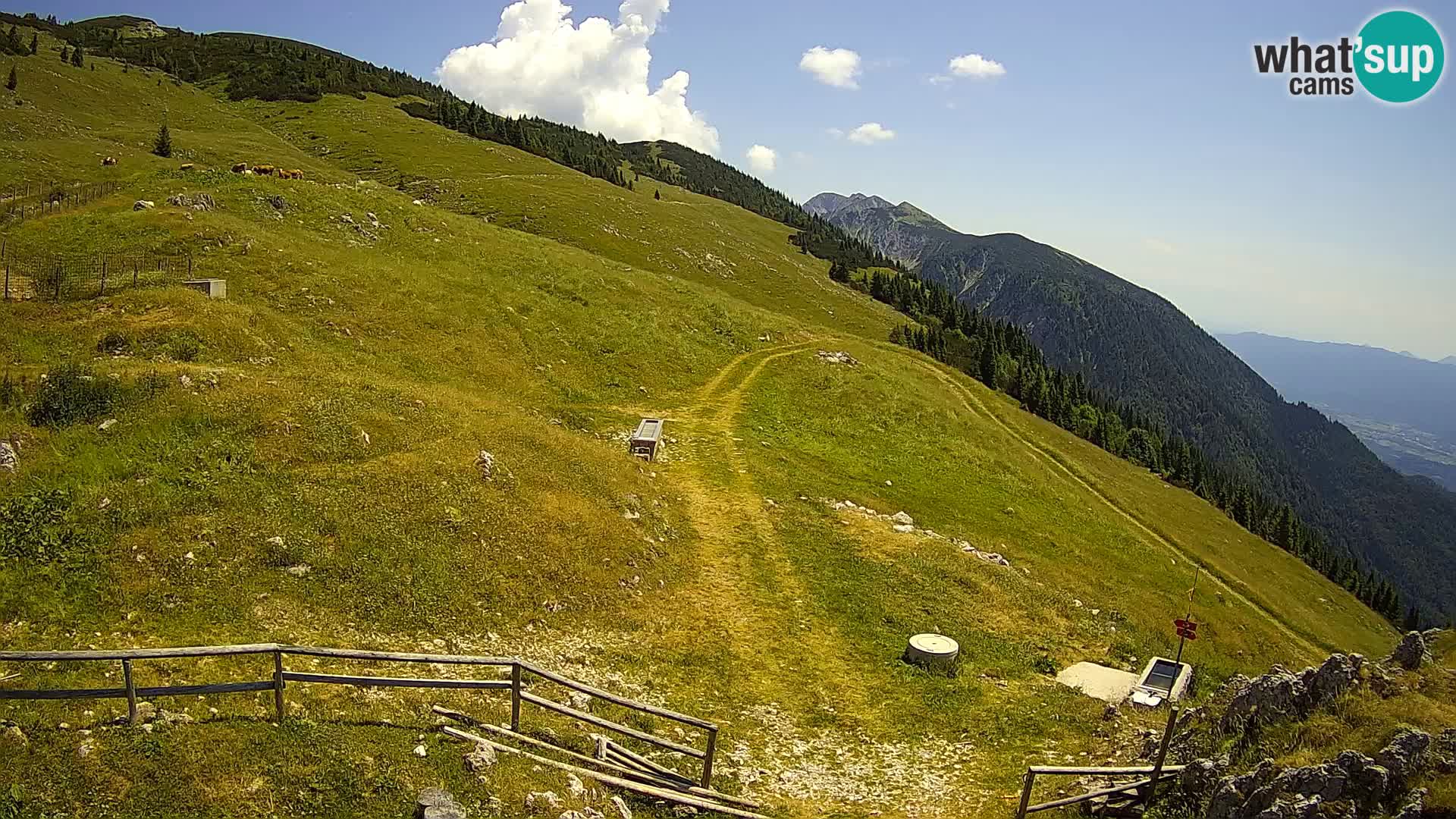 Struška nad Jesenicami Live webcam planina Svečica (Belška planina) – Karavanke – Slovenia
