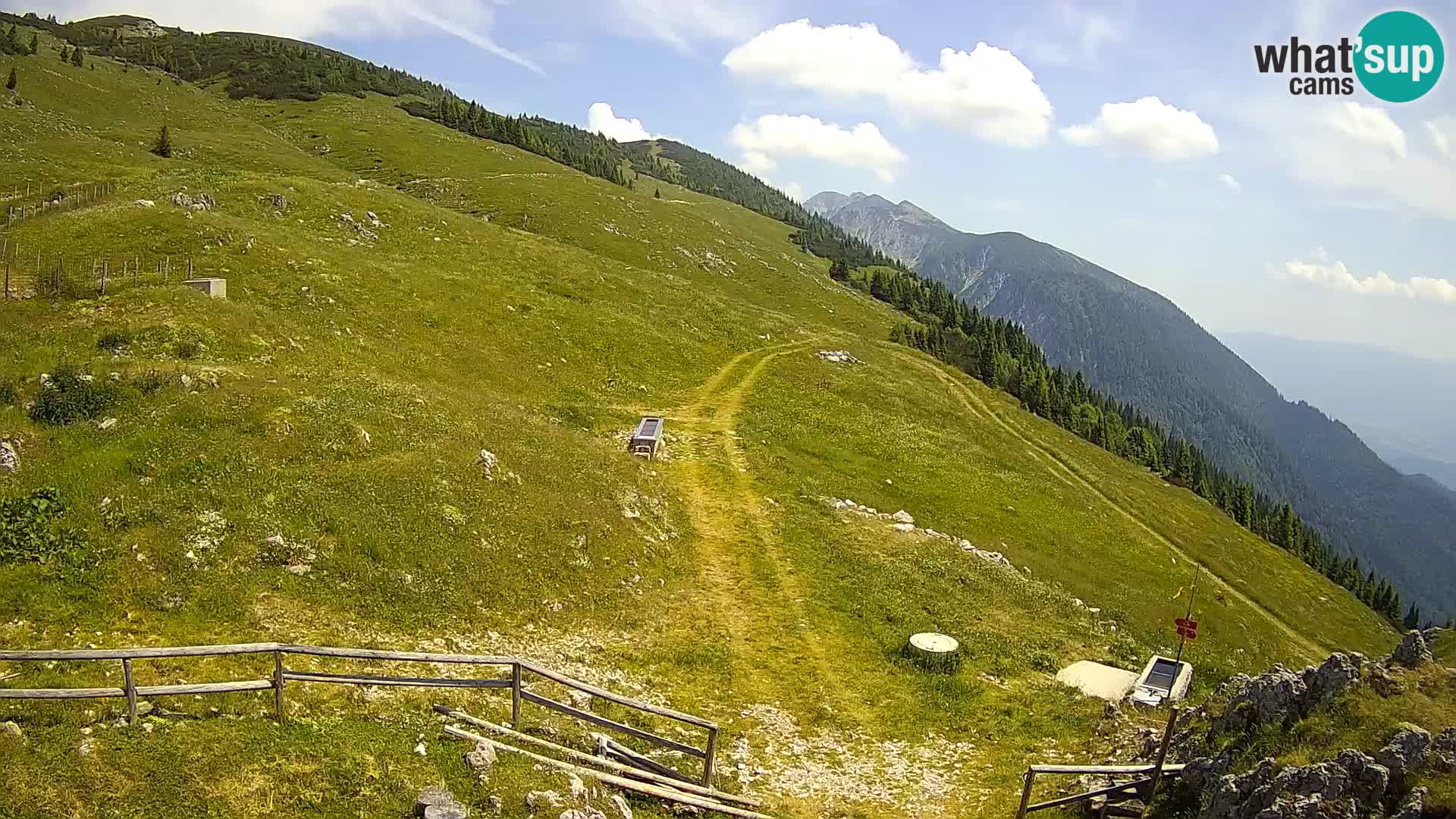 Struška nad Jesenicami Live webcam planina Svečica (Belška planina) – Karavanke – Slovénie