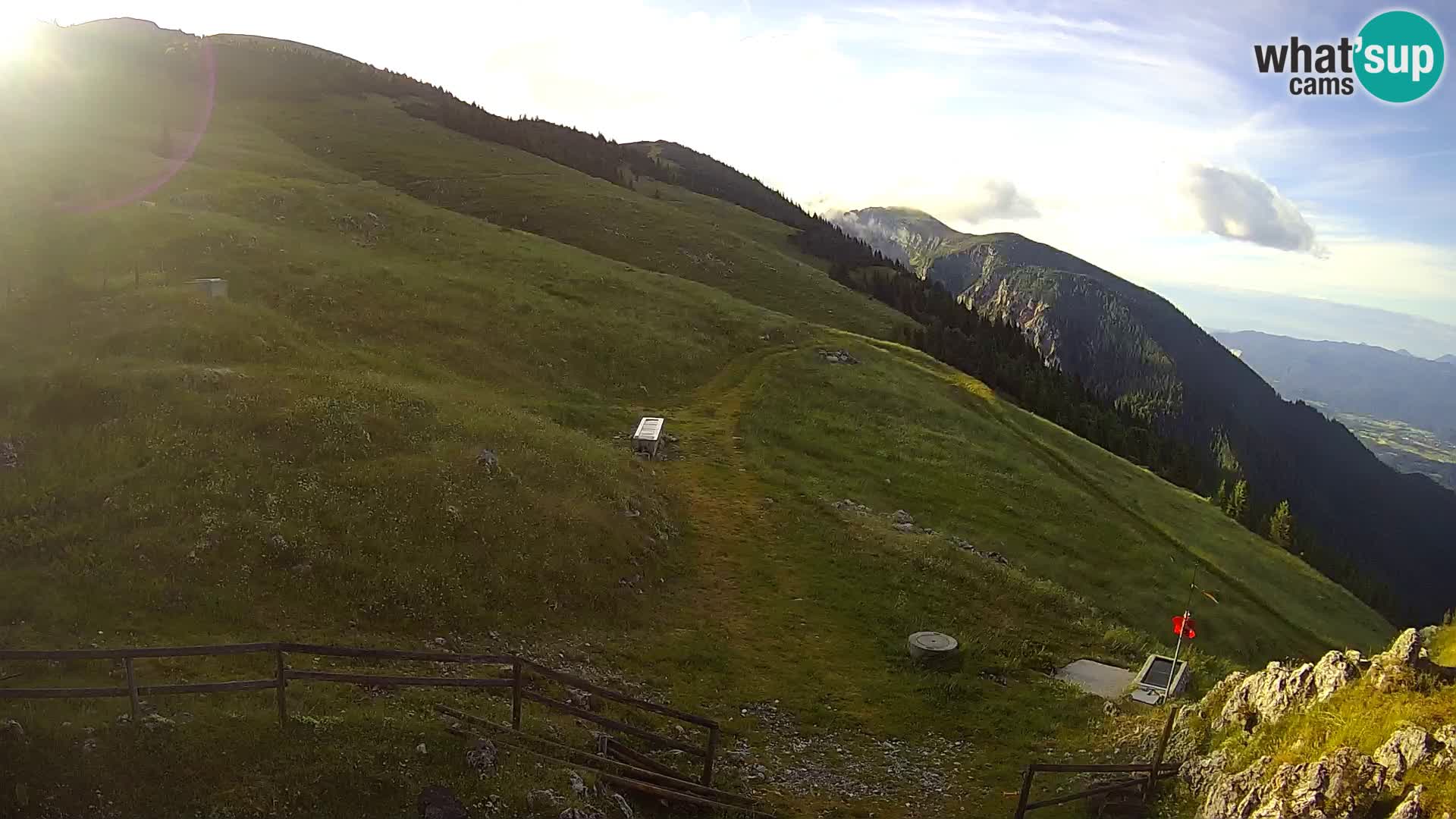 Struška nad Jesenicami spletna kamera planina Svečica (Belška planina) – Karavanke