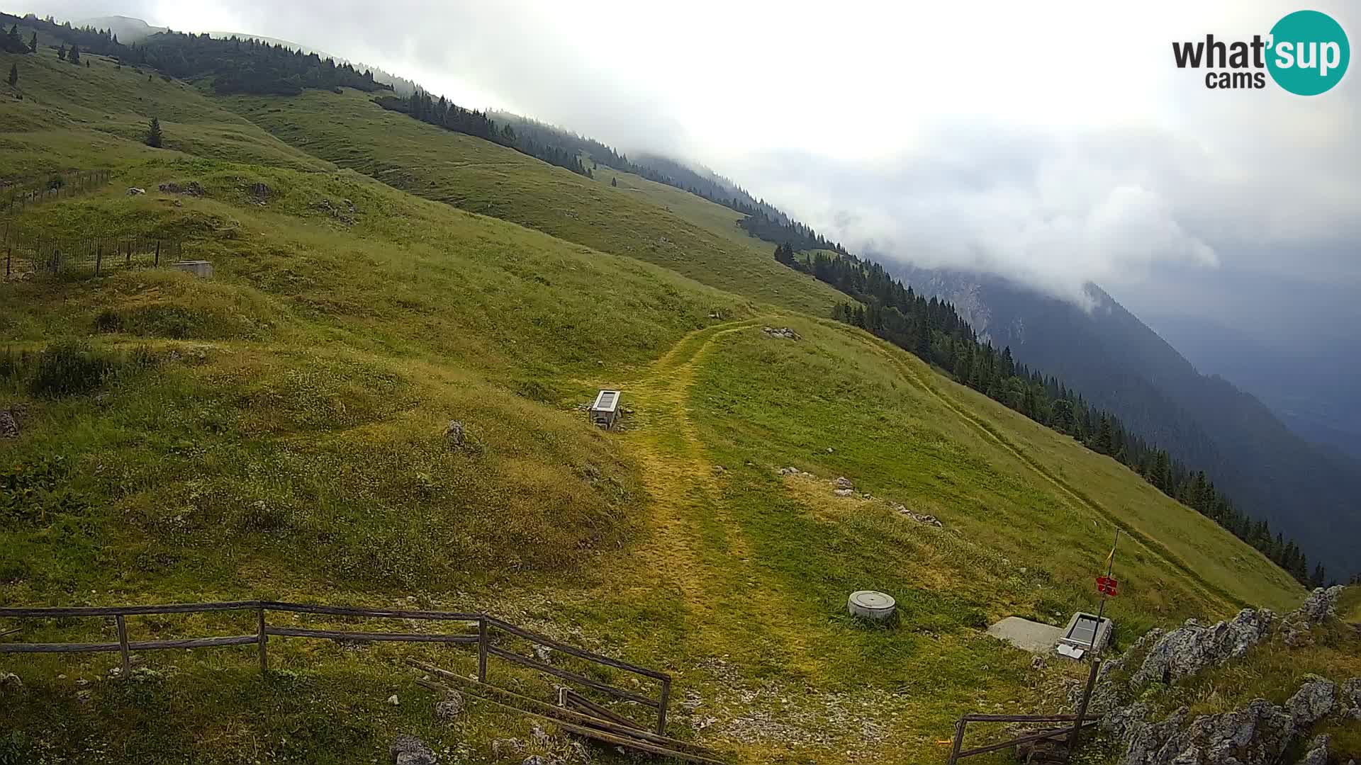 Struška nad Jesenicami Live webcam planina Svečica (Belška planina) – Karavanke – Slovénie