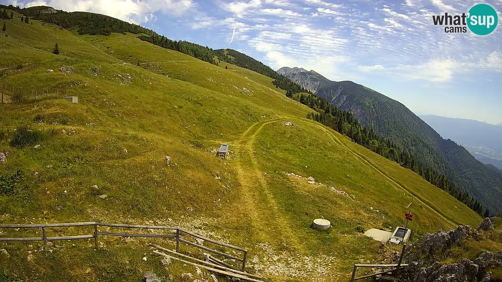 Struška nad Jesenicami web kamera planina Svečica (Belška planina) – Karavanke – Slovenija