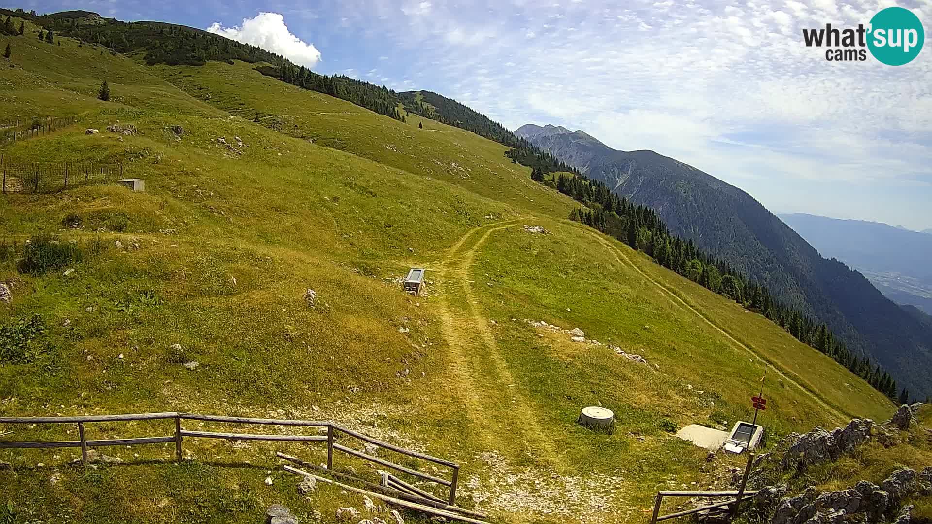 Struška nad Jesenicami Live webcam planina Svečica (Belška planina) – Karavanke – Slovénie