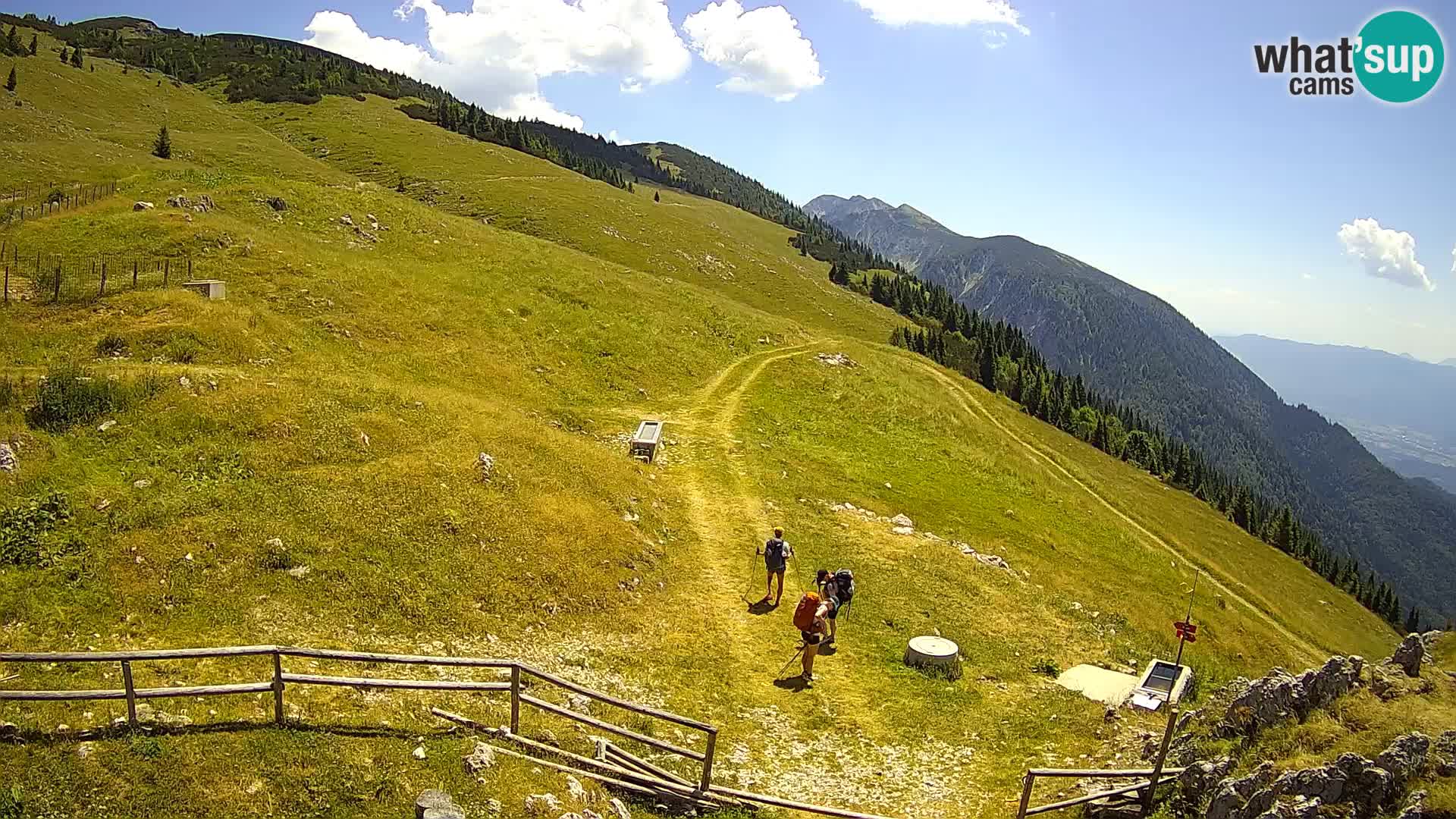 Struška nad Jesenicami Live webcam planina Svečica (Belška planina) – Karavanke – Slovénie
