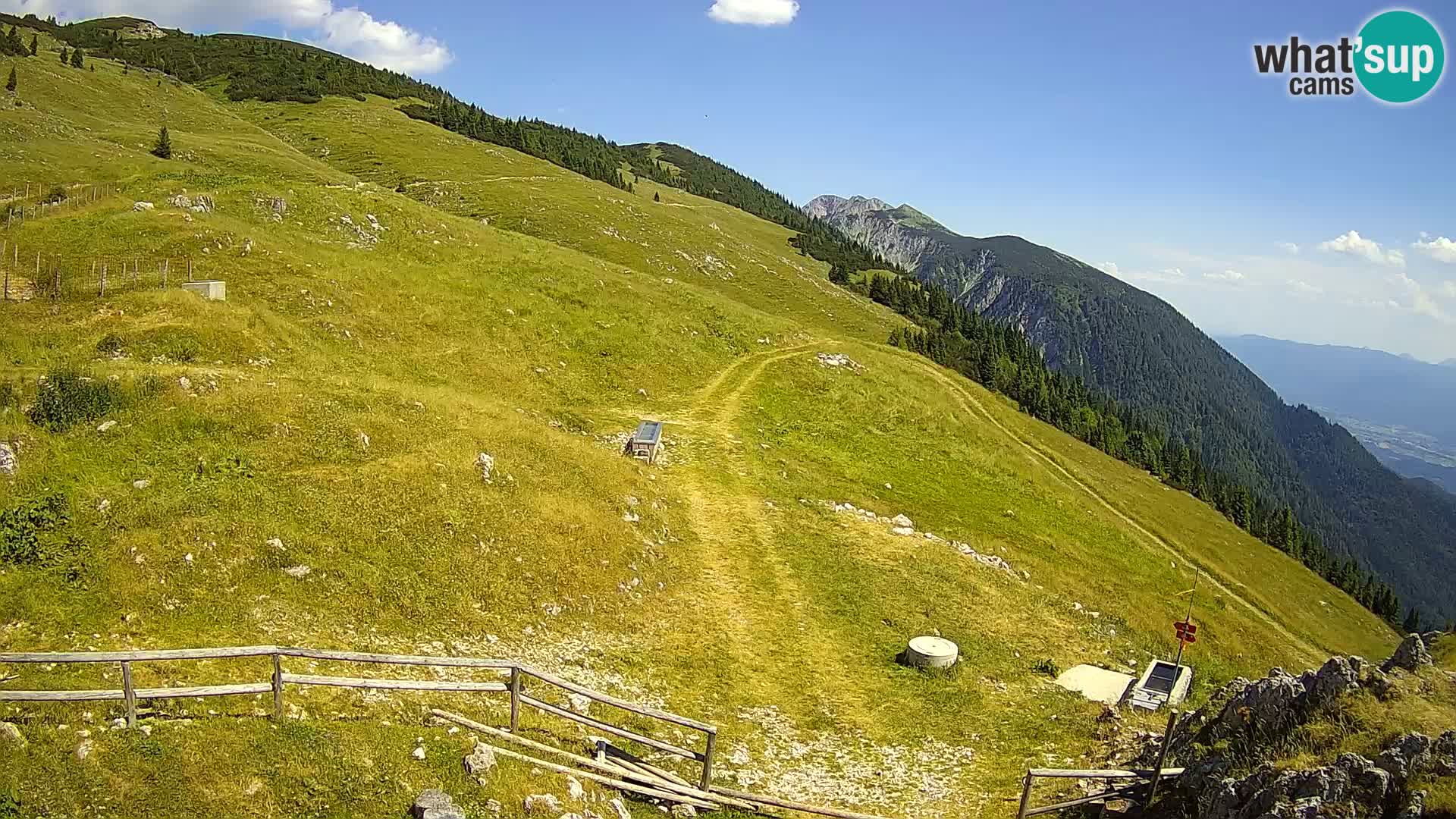 Struška nad Jesenicami Live webcam planina Svečica (Belška planina) – Karavanke – Slovénie