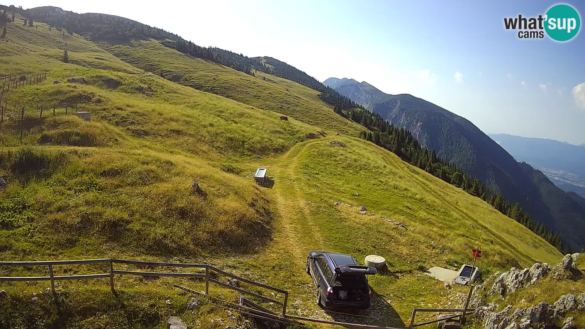 Struška nad Jesenicami spletna kamera planina Svečica (Belška planina) – Karavanke