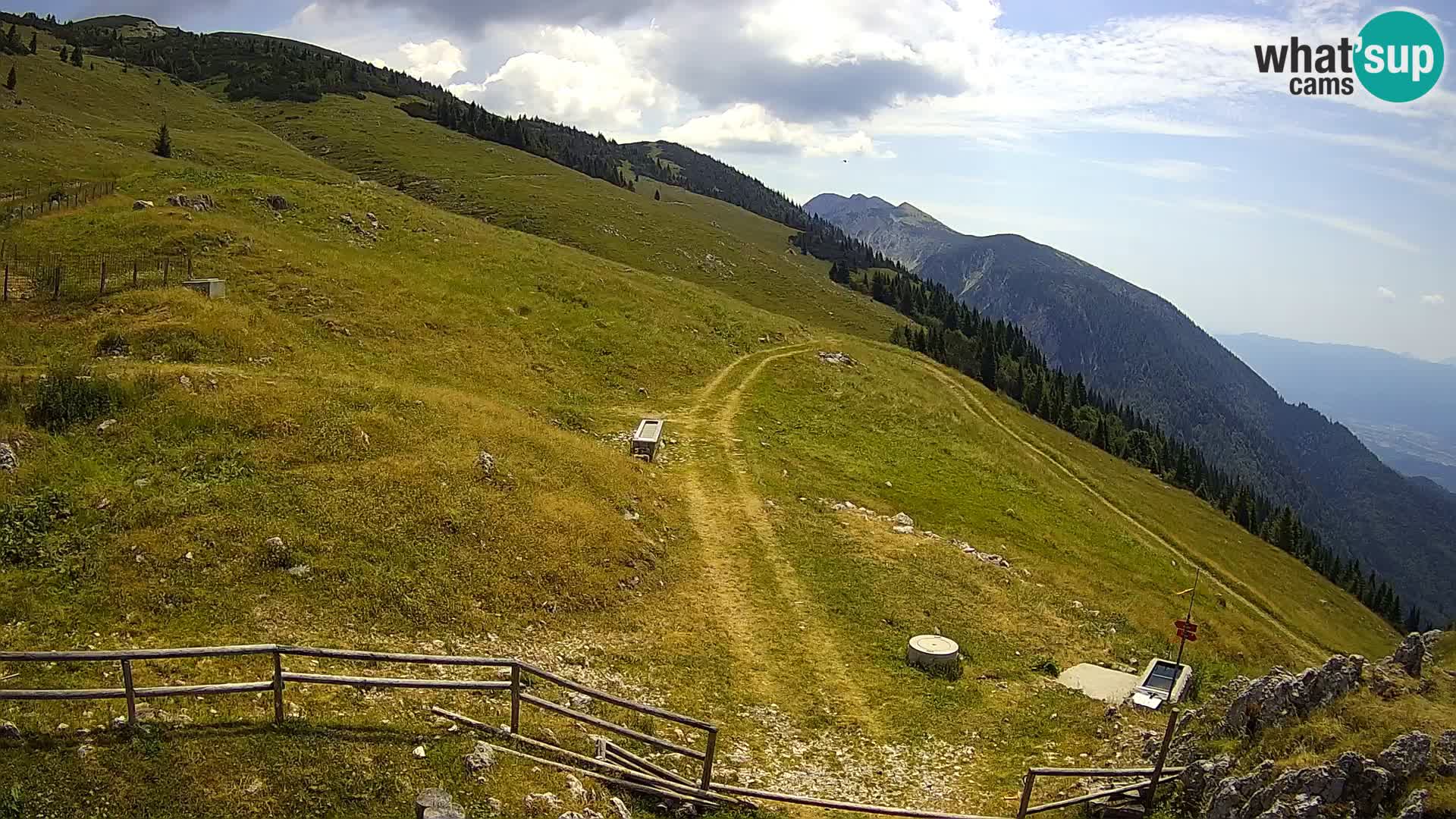 Struška nad Jesenicami spletna kamera planina Svečica (Belška planina) – Karavanke