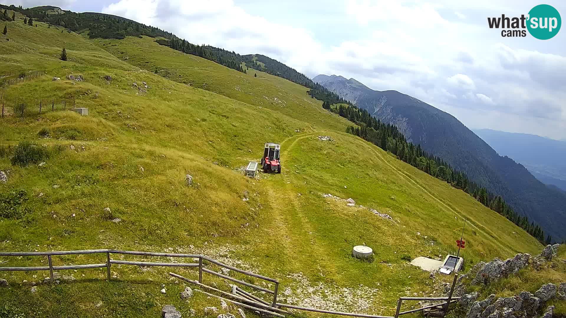 Struška nad Jesenicami Live webcam planina Svečica (Belška planina) – Karavanke – Slovénie