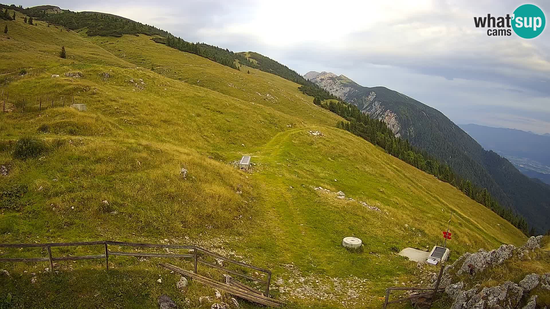 Struška nad Jesenicami Live webcam planina Svečica (Belška planina) – Karavanke – Slovénie
