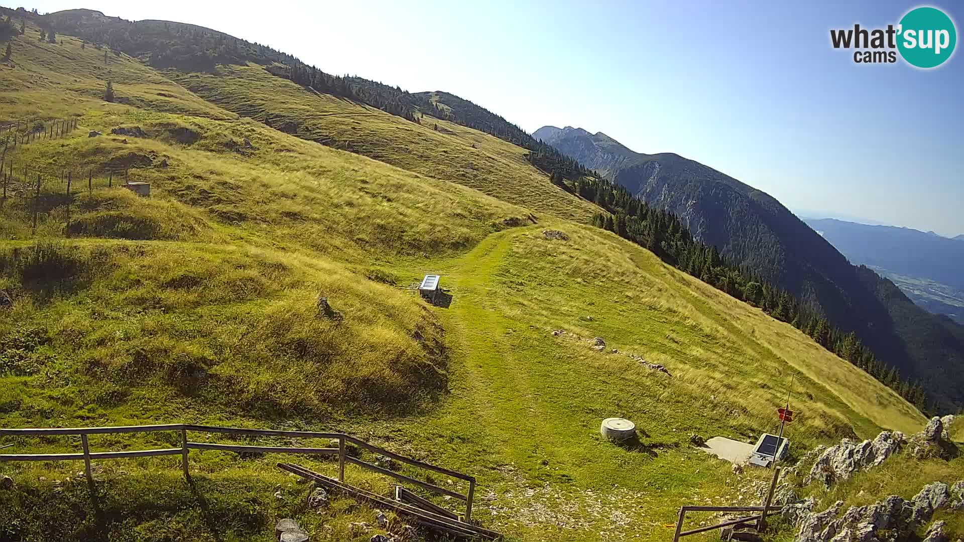 Struška nad Jesenicami Live webcam planina Svečica (Belška planina) – Karavanke – Slovénie