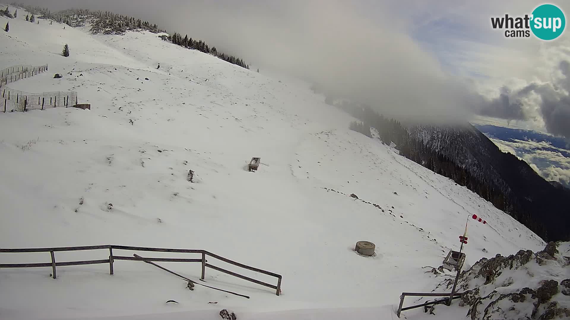 Struška nad Jesenicami Livecam planina Svečica (Belška planina) – Karavanke – Slowenien