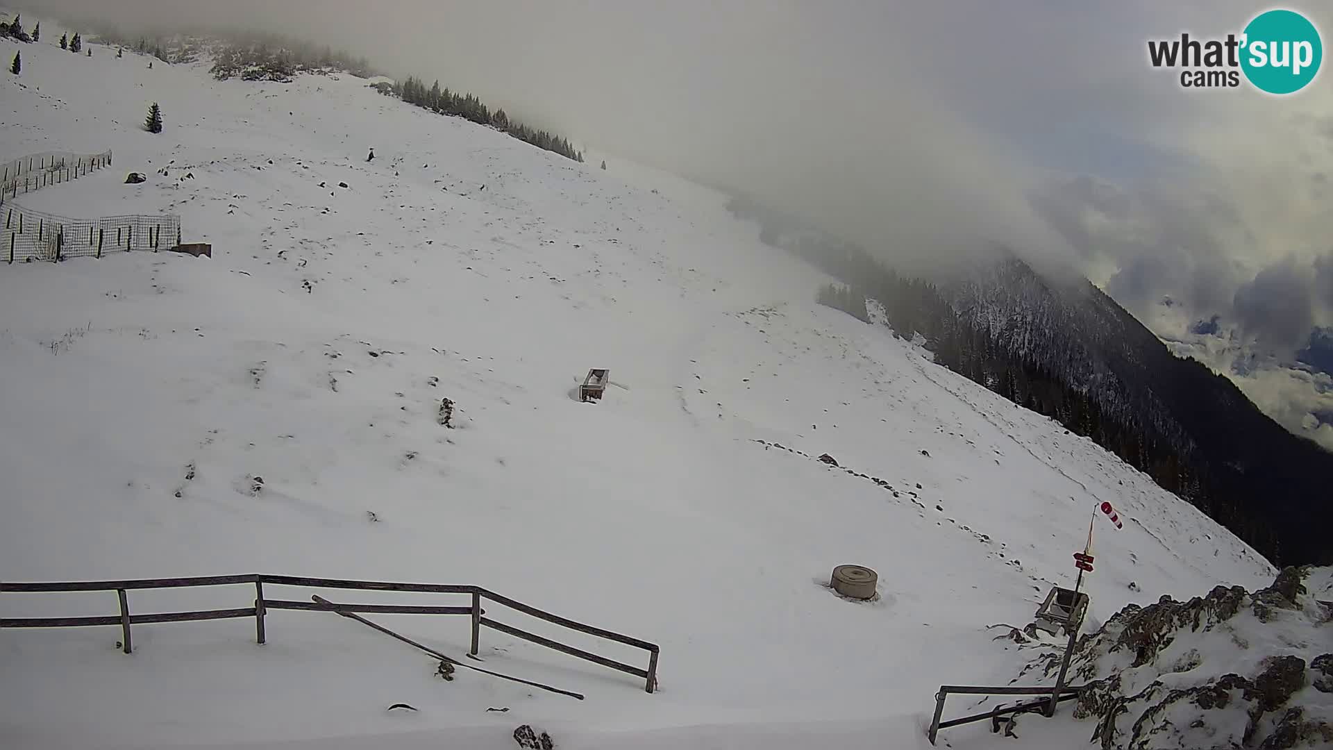 Struška nad Jesenicami spletna kamera planina Svečica (Belška planina) – Karavanke