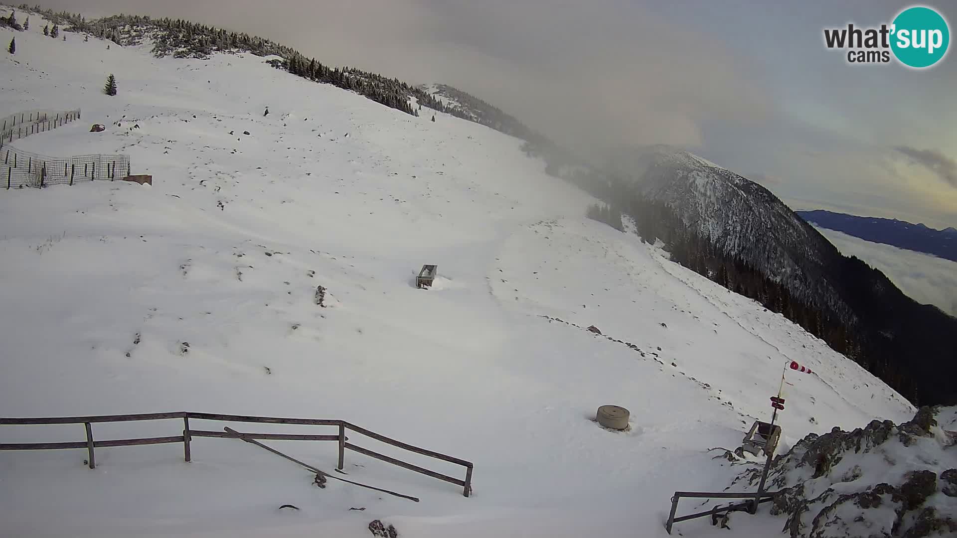 Struška nad Jesenicami web kamera planina Svečica (Belška planina) – Karavanke – Slovenija
