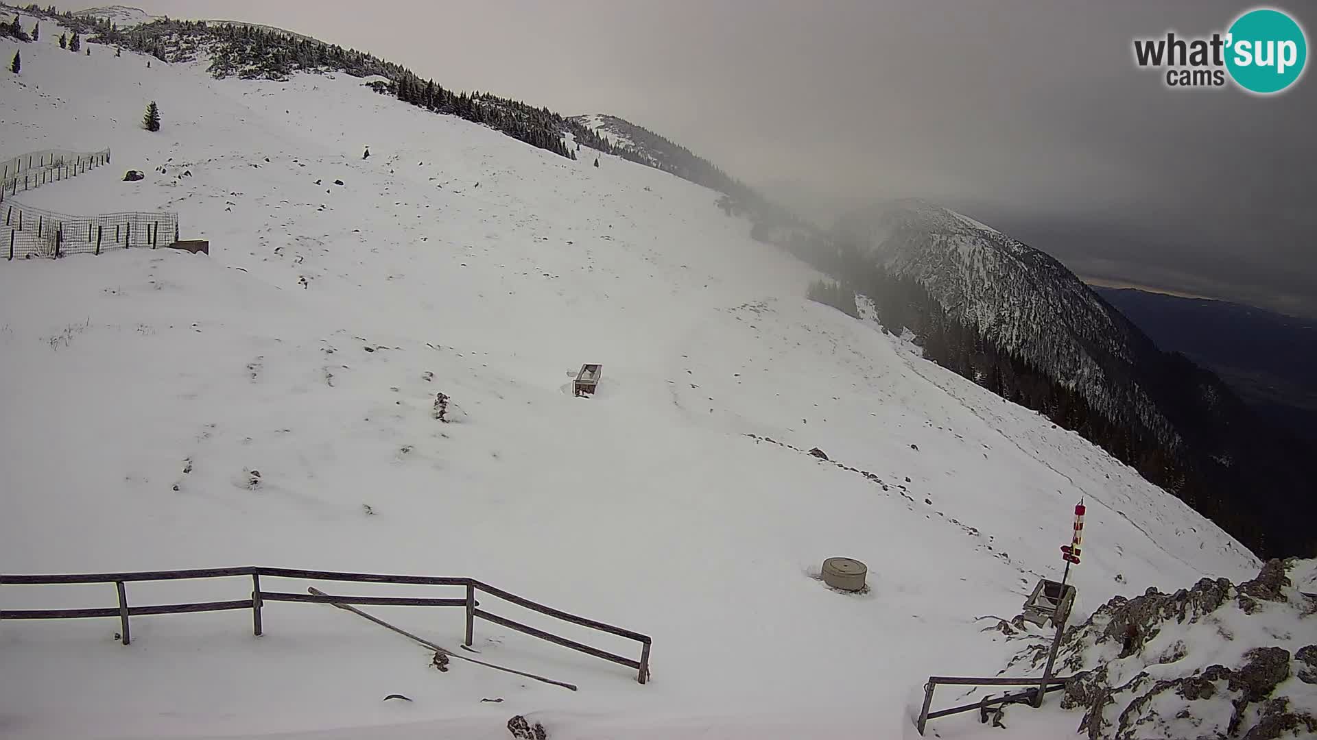 Struška nad Jesenicami Live webcam planina Svečica (Belška planina) – Karavanke – Slovenia