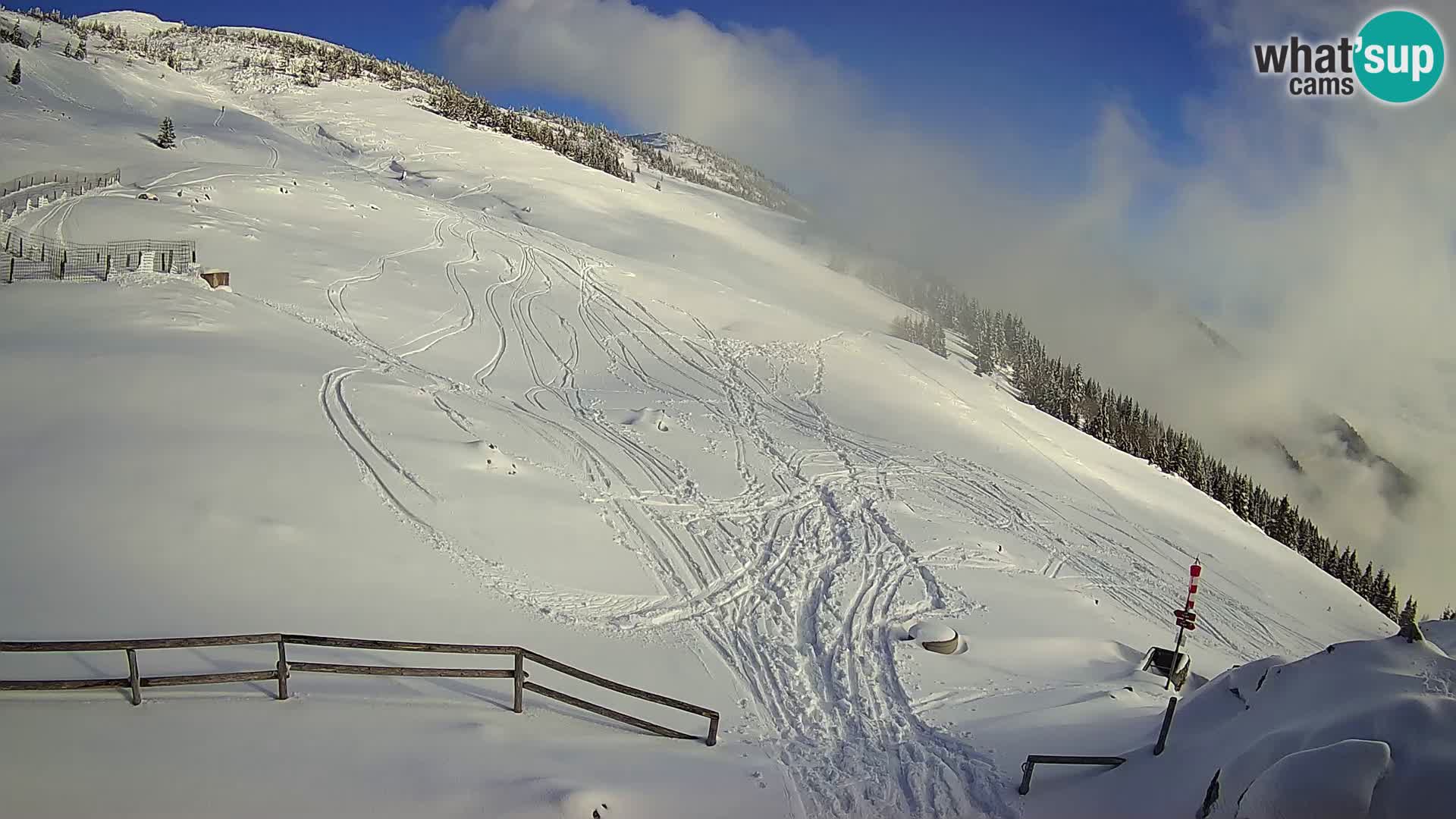 Struška nad Jesenicami Live webcam planina Svečica (Belška planina) – Karavanke – Slovenia