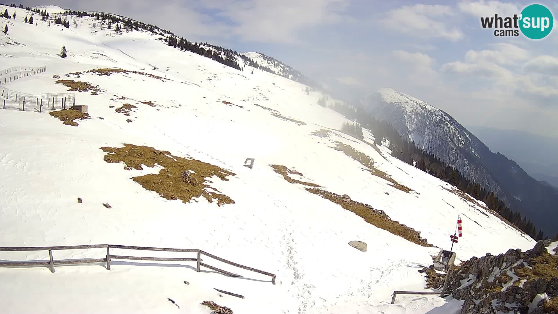 Struška nad Jesenicami Live webcam planina Svečica (Belška planina) – Karavanke – Slovénie