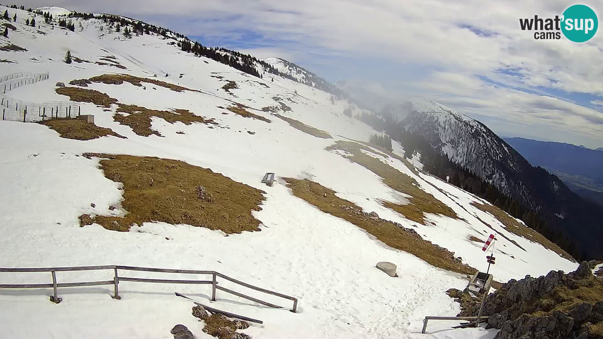Struška nad Jesenicami Live webcam planina Svečica (Belška planina) – Karavanke – Slovénie