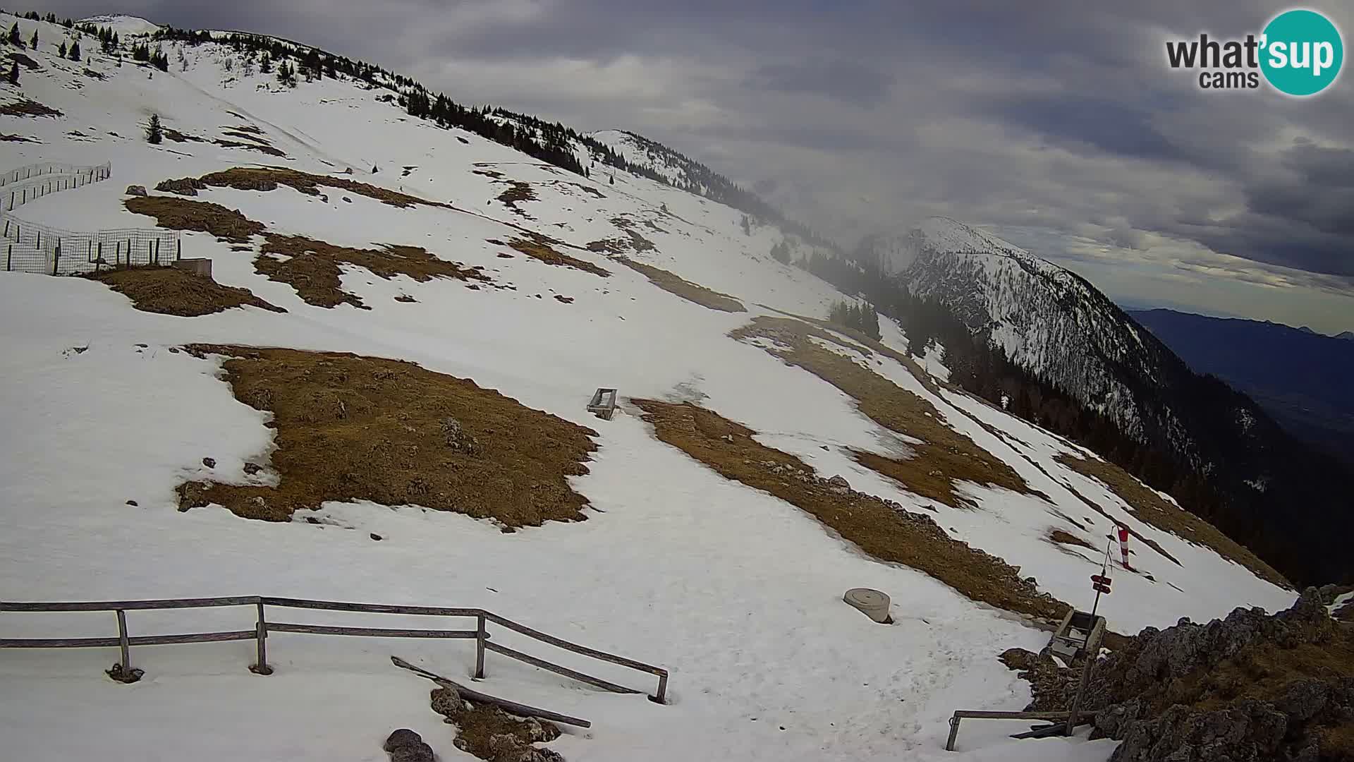 Struška nad Jesenicami Live webcam planina Svečica (Belška planina) – Karavanke – Slovénie