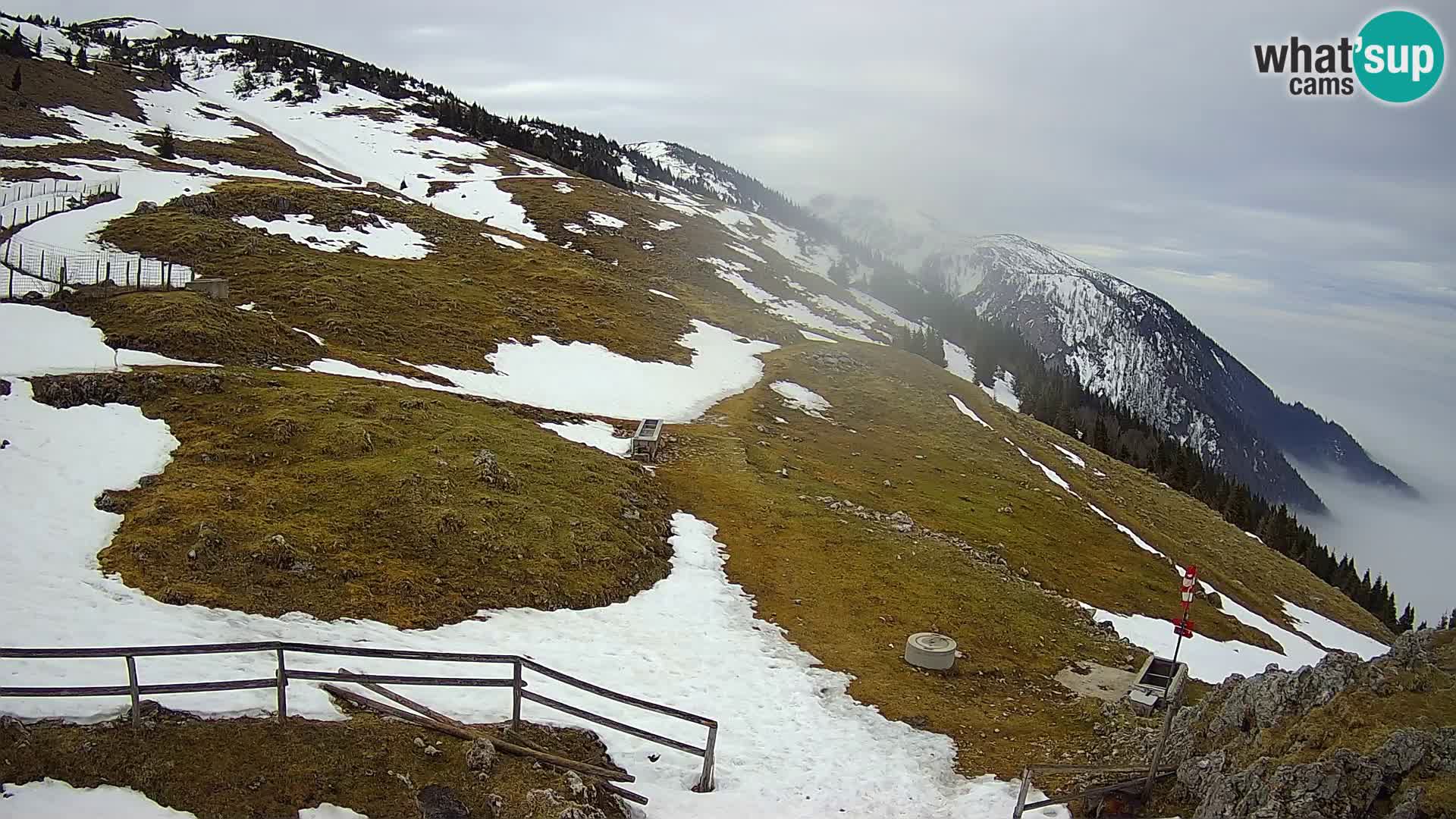 Struška nad Jesenicami Live webcam planina Svečica (Belška planina) – Karavanke – Slovénie