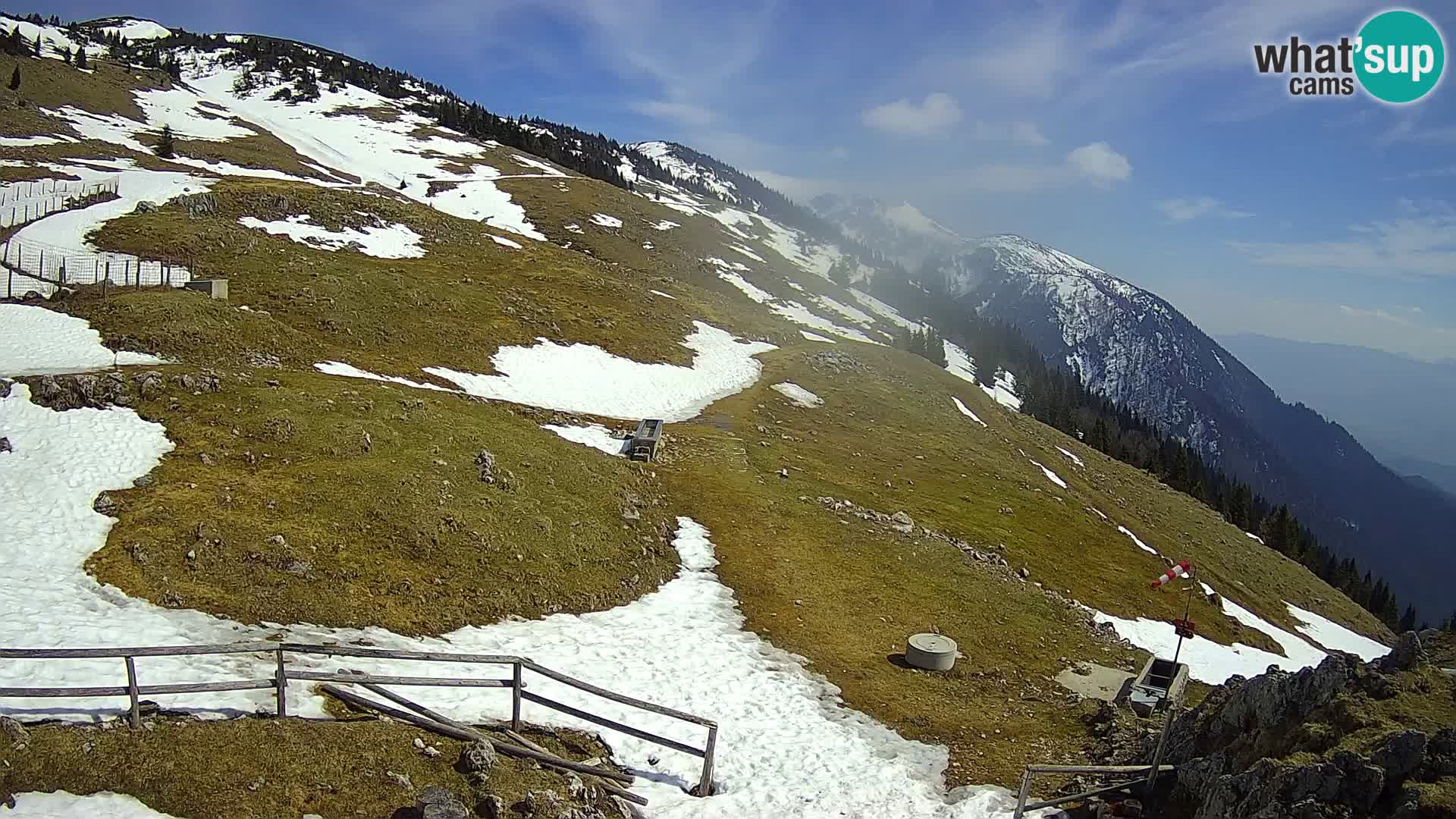 Struška nad Jesenicami Live webcam planina Svečica (Belška planina) – Karavanke – Slovenia