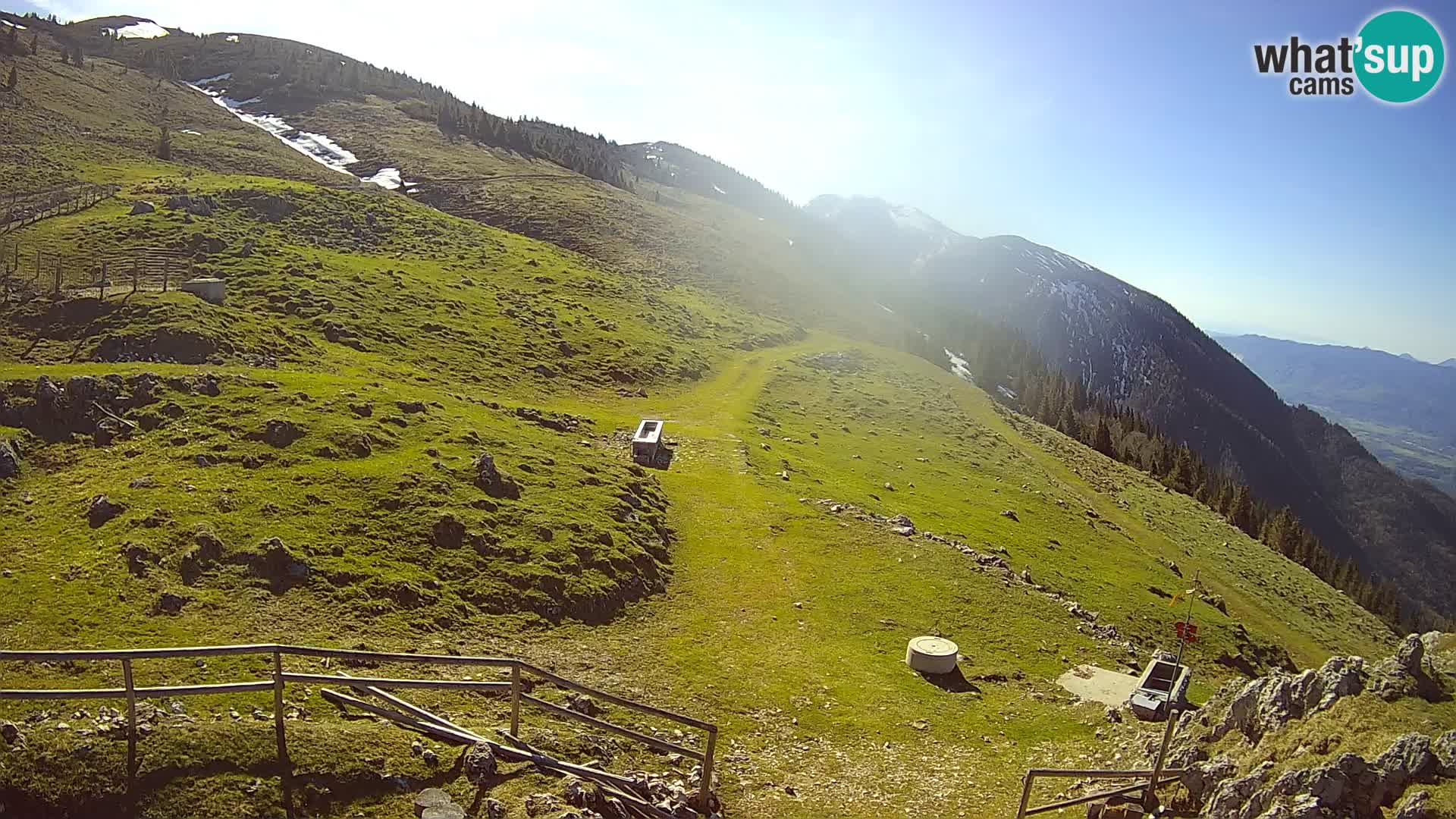 Struška nad Jesenicami web kamera planina Svečica (Belška planina) – Karavanke – Slovenija