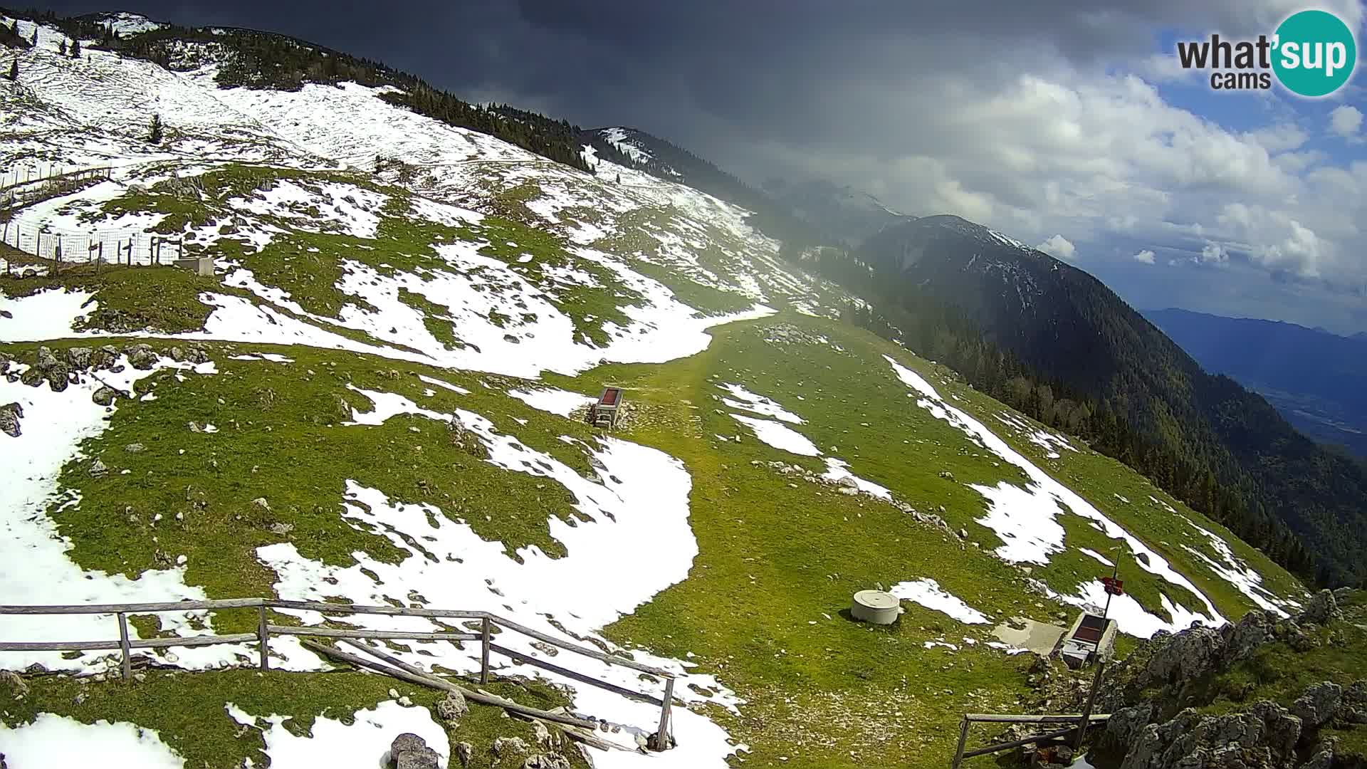 Struška nad Jesenicami Live webcam planina Svečica (Belška planina) – Karavanke – Slovenia