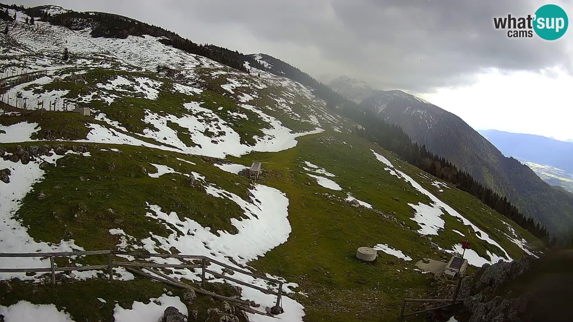 Struška nad Jesenicami Live webcam planina Svečica (Belška planina) – Karavanke – Slovénie