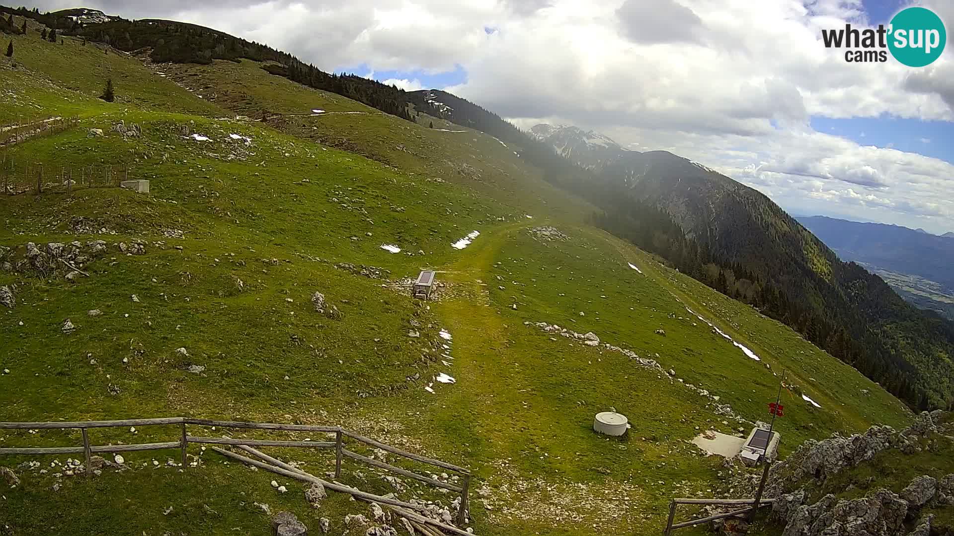 Struška nad Jesenicami web kamera planina Svečica (Belška planina) – Karavanke – Slovenija
