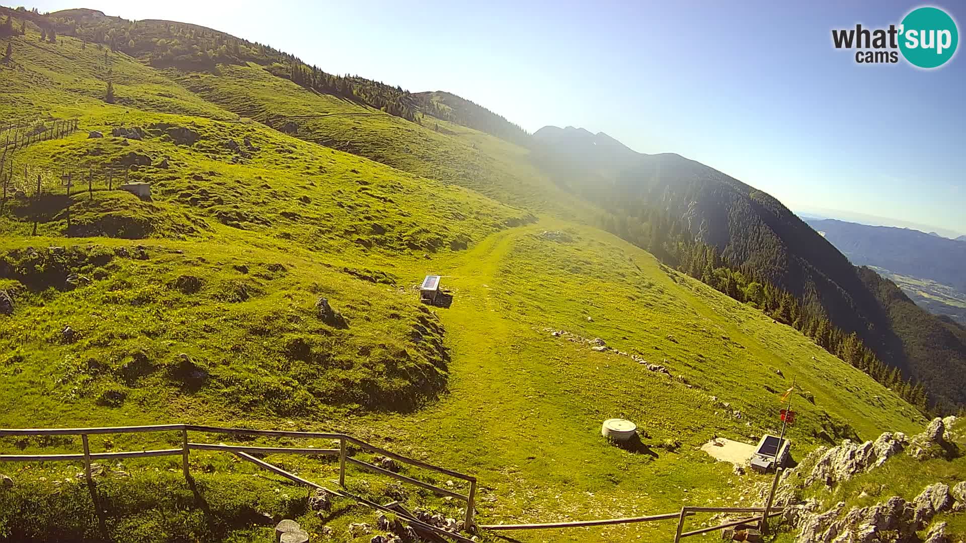 Struška nad Jesenicami Live webcam planina Svečica (Belška planina) – Karavanke – Slovénie