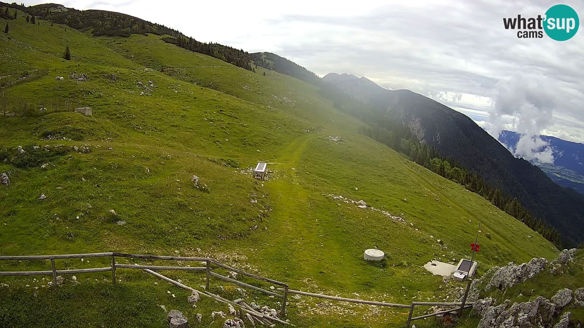 Struška nad Jesenicami web kamera planina Svečica (Belška planina) – Karavanke – Slovenija