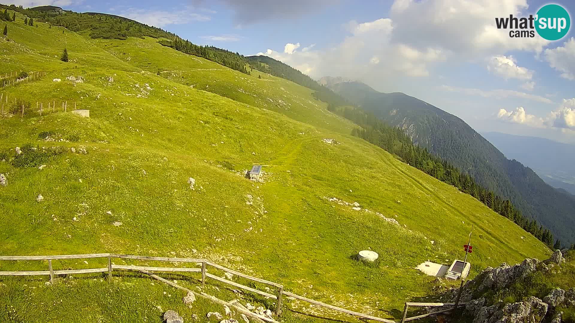 Struška nad Jesenicami Live webcam planina Svečica (Belška planina) – Karavanke – Slovénie