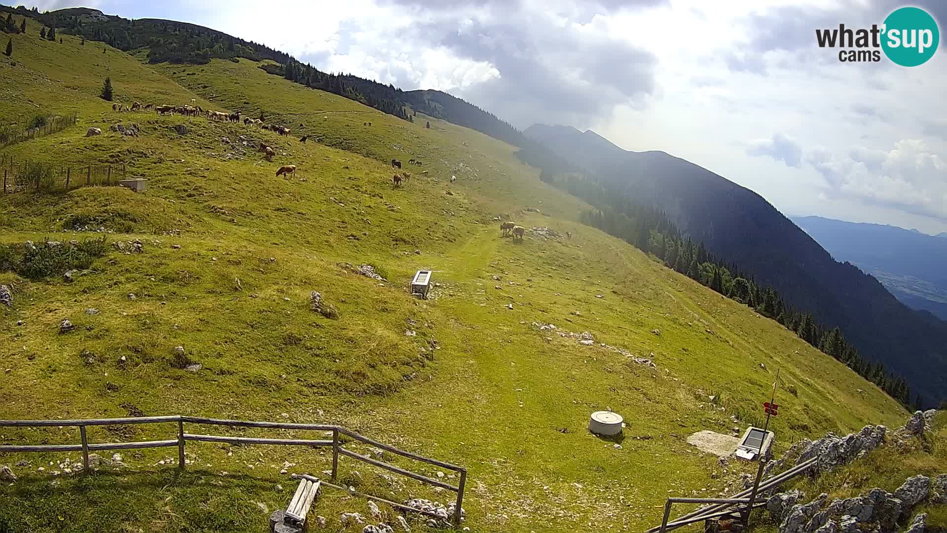Struška nad Jesenicami Live webcam planina Svečica (Belška planina) – Karavanke – Slovénie