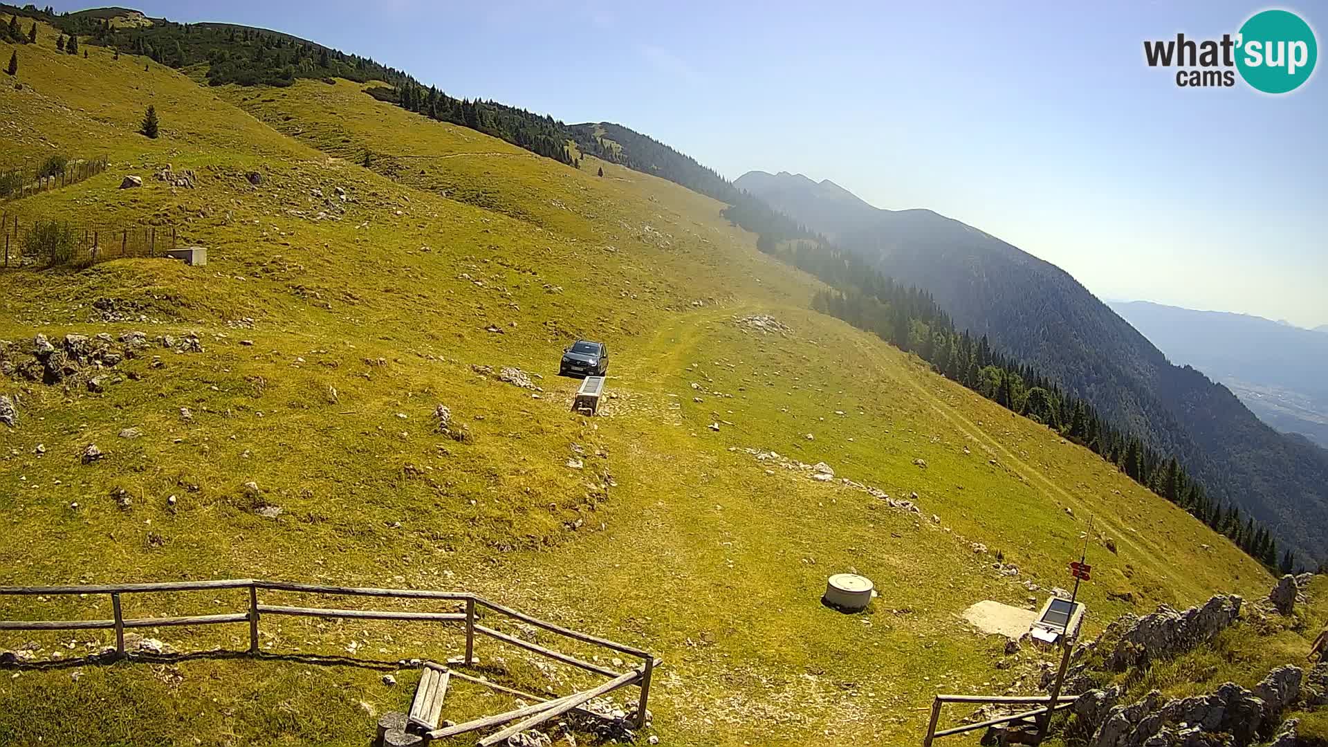 Struška nad Jesenicami Live webcam planina Svečica (Belška planina) – Karavanke – Slovénie
