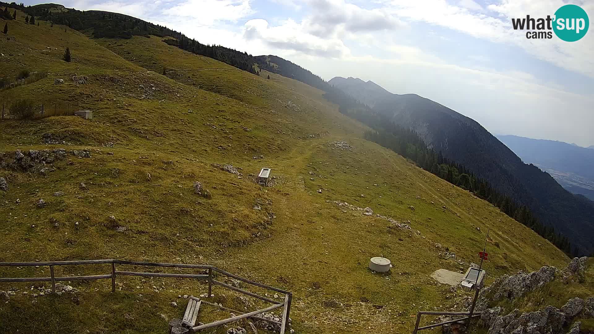Struška nad Jesenicami spletna kamera planina Svečica (Belška planina) – Karavanke