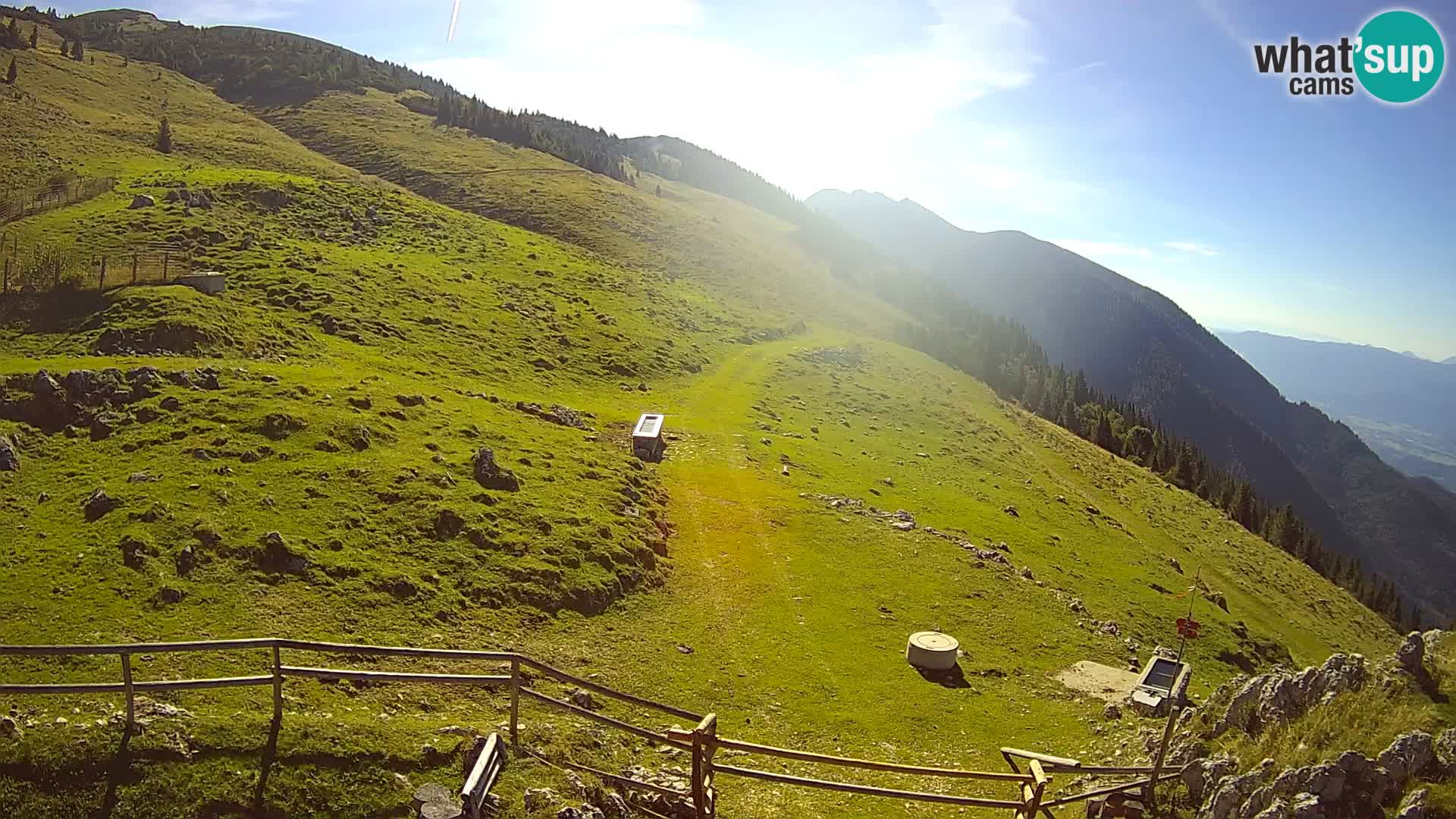 Struška nad Jesenicami web kamera planina Svečica (Belška planina) – Karavanke – Slovenija