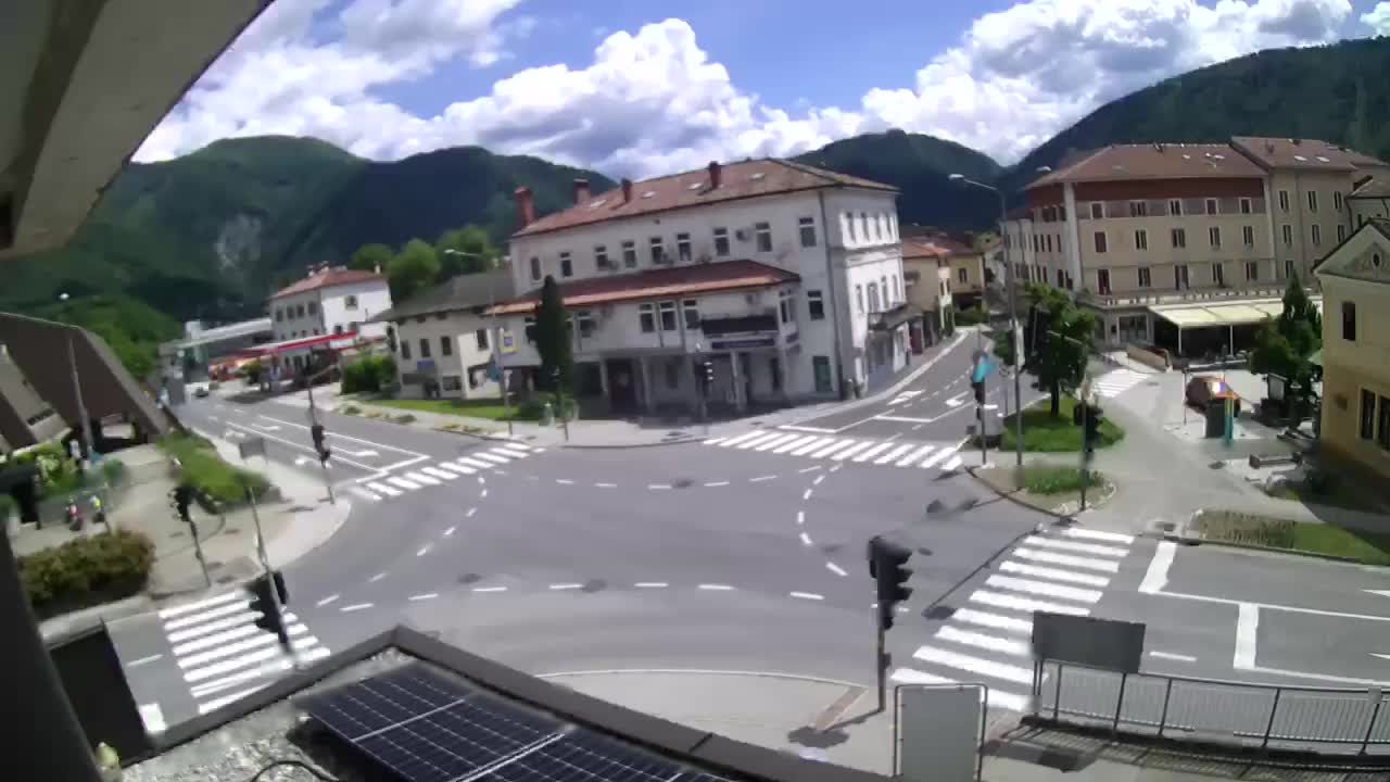 Centro città di Tolmino