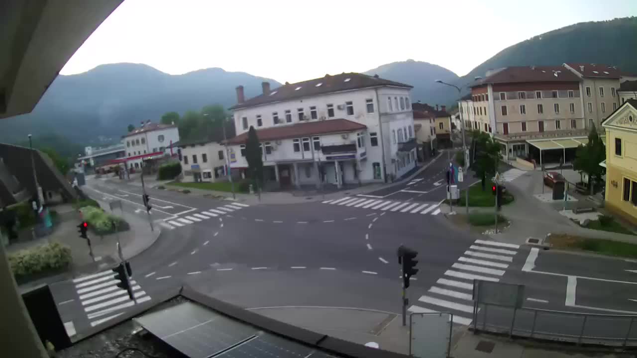 Centro città di Tolmino