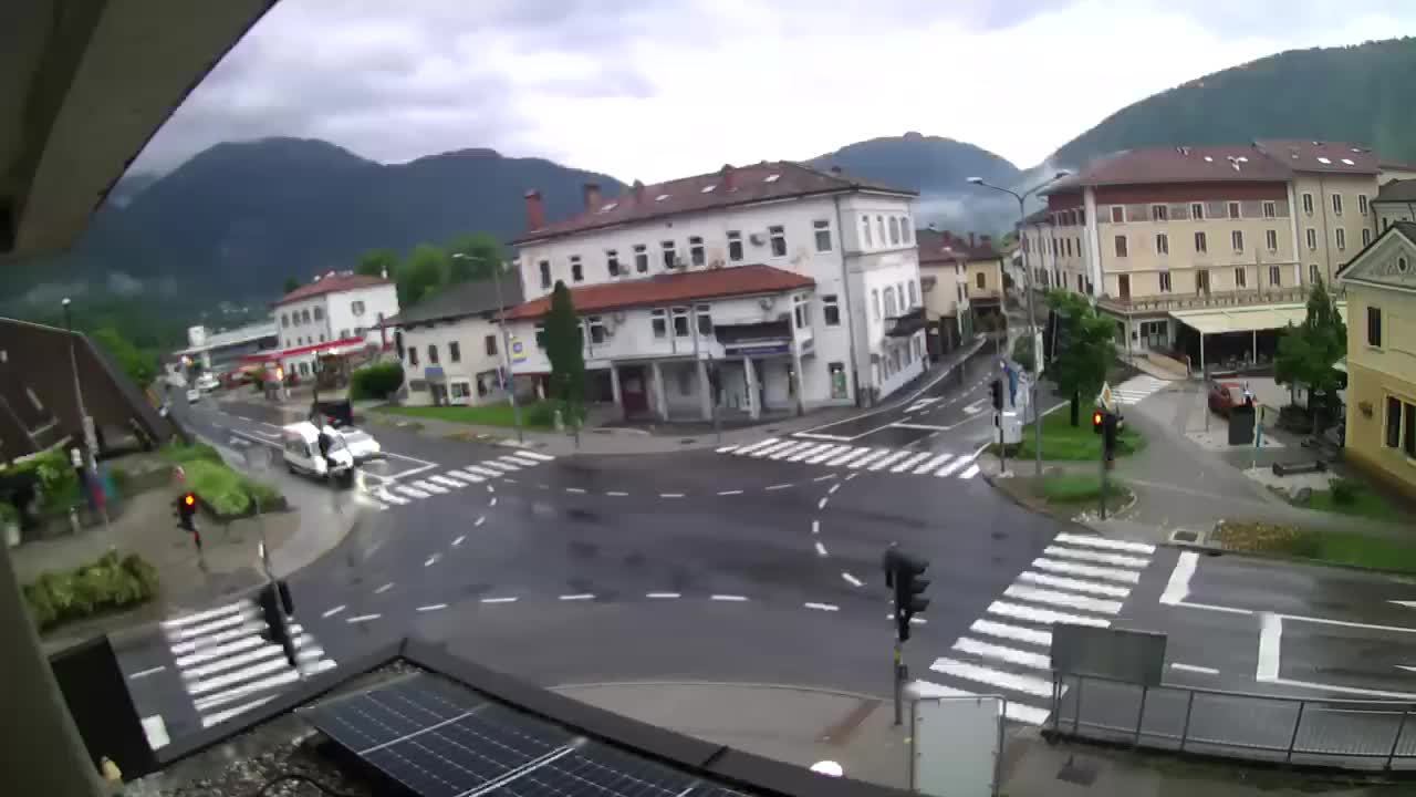 Centro città di Tolmino