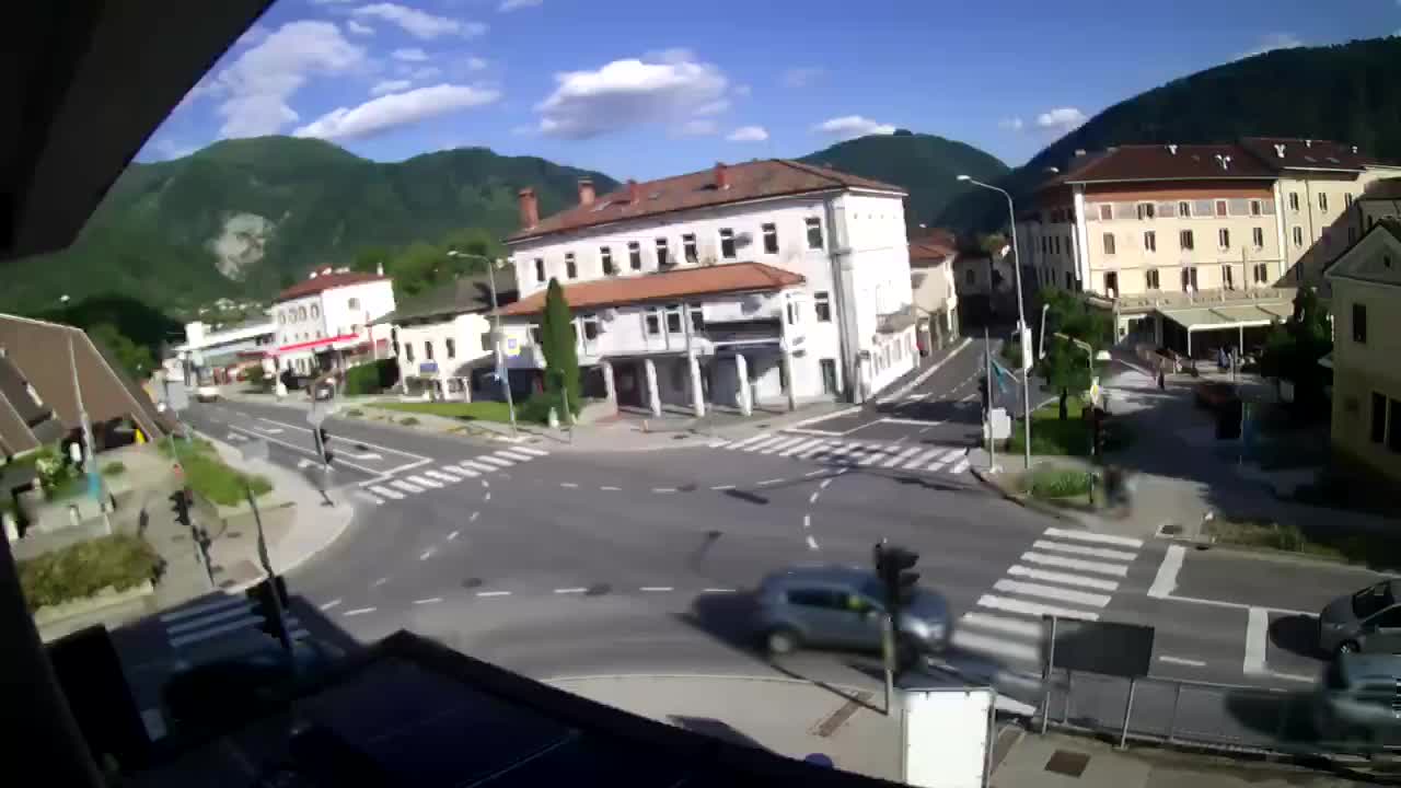 Centro città di Tolmino