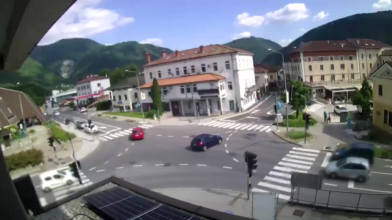 Centro città di Tolmino