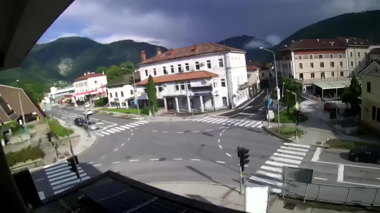 Centro città di Tolmino