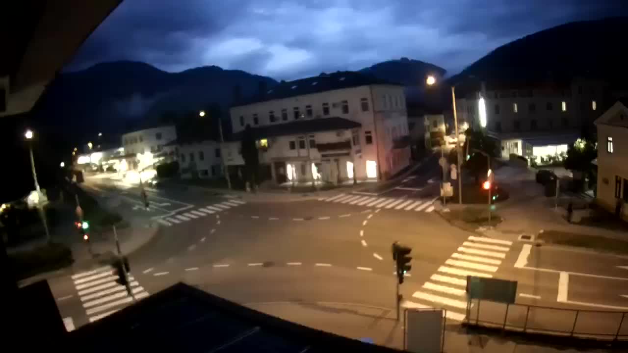 Centro città di Tolmino