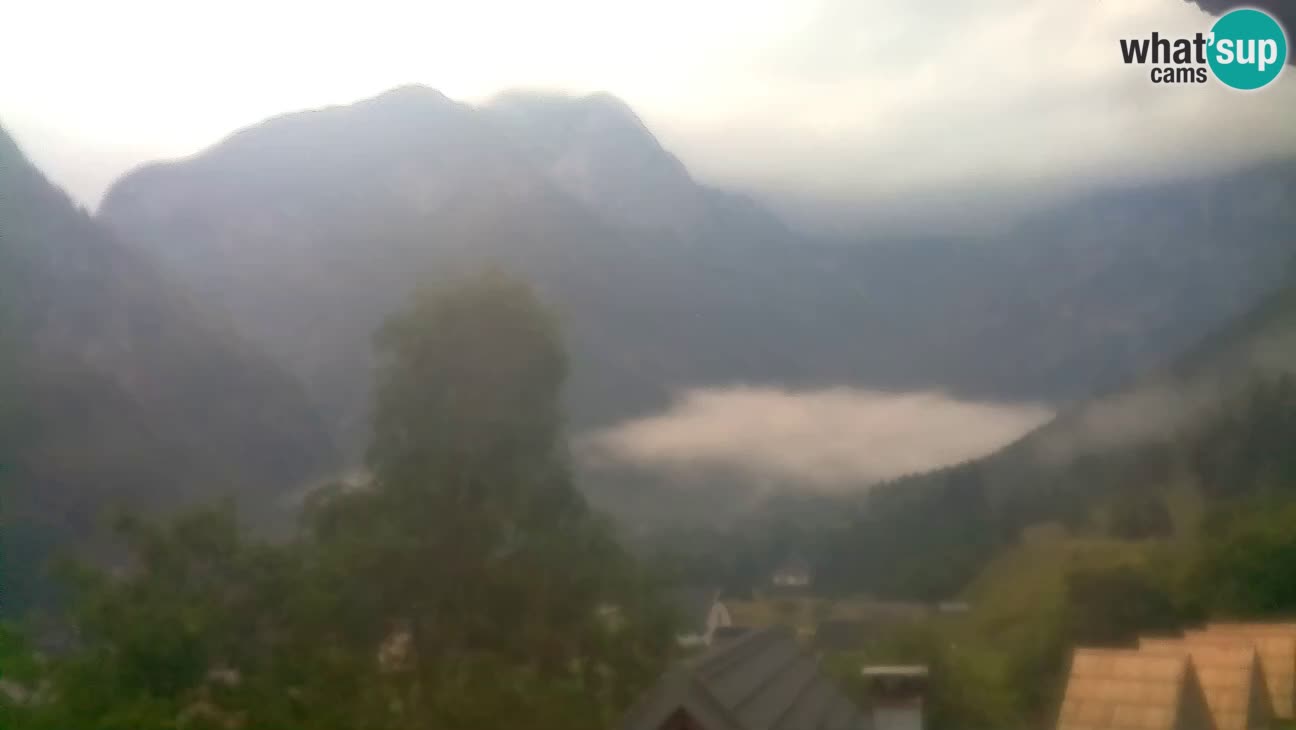 Webcam Trenta – View of Šplevt, Pihavec and Prisojnik