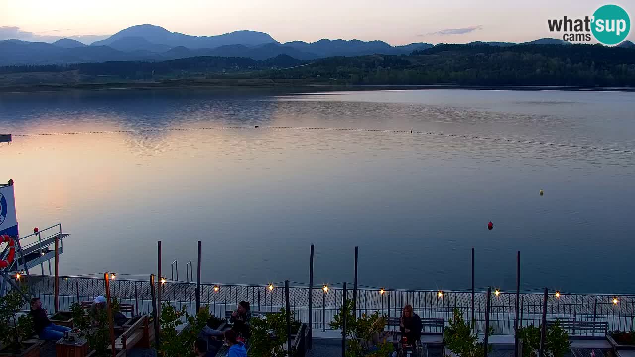 Webcam lago Velenje – Vista en directo desde Velenje Beach