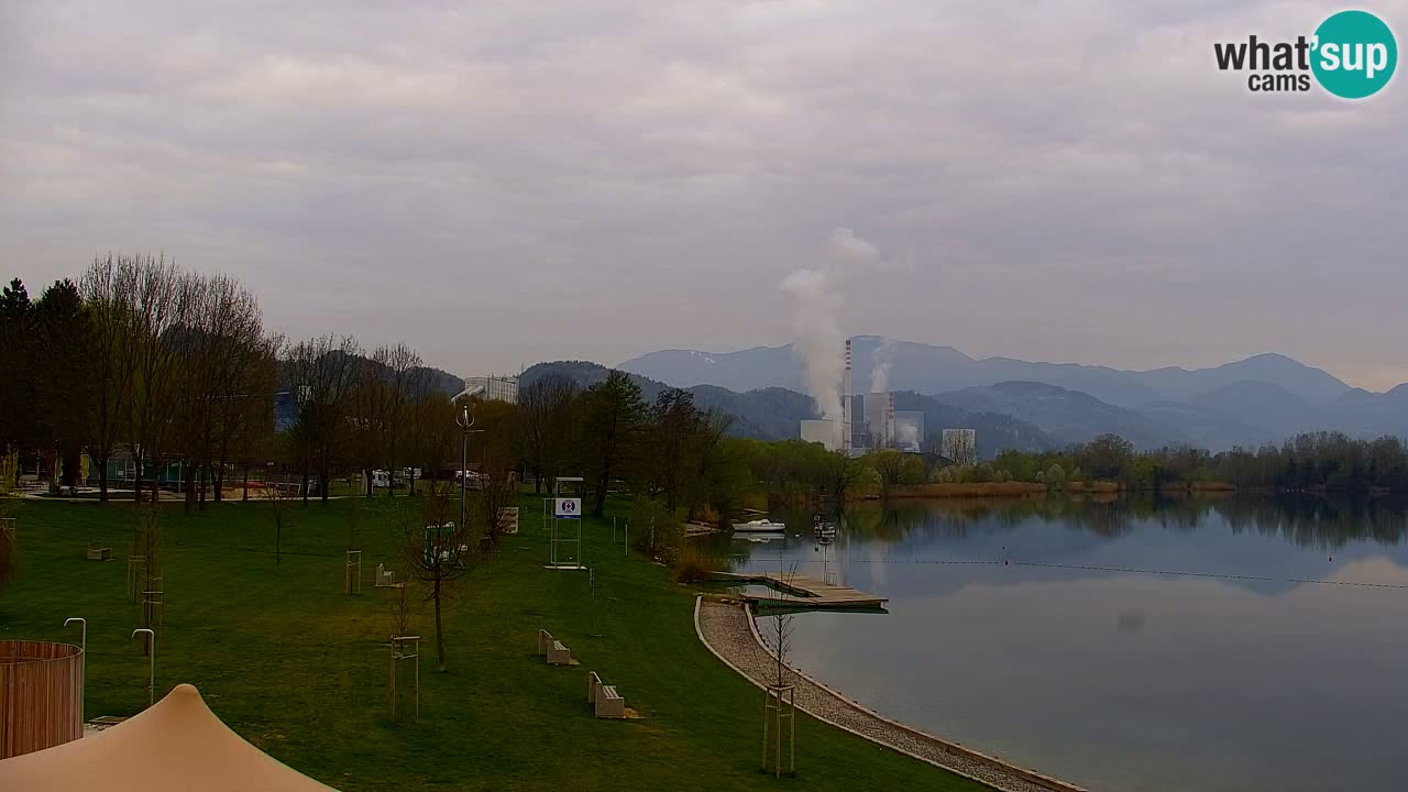 Web kamera Velenjsko jezero – Plaža Velenje uživo