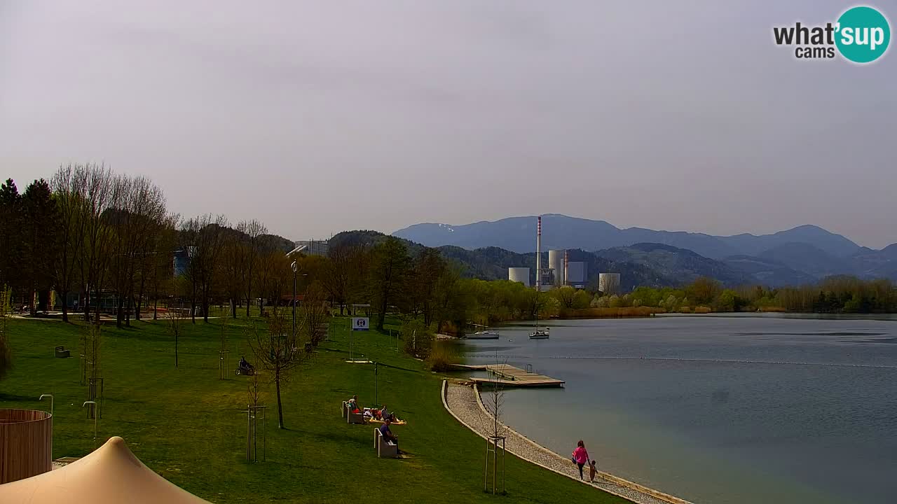 Webcam Lago di Velenje – Spiaggia di Velenje in diretta